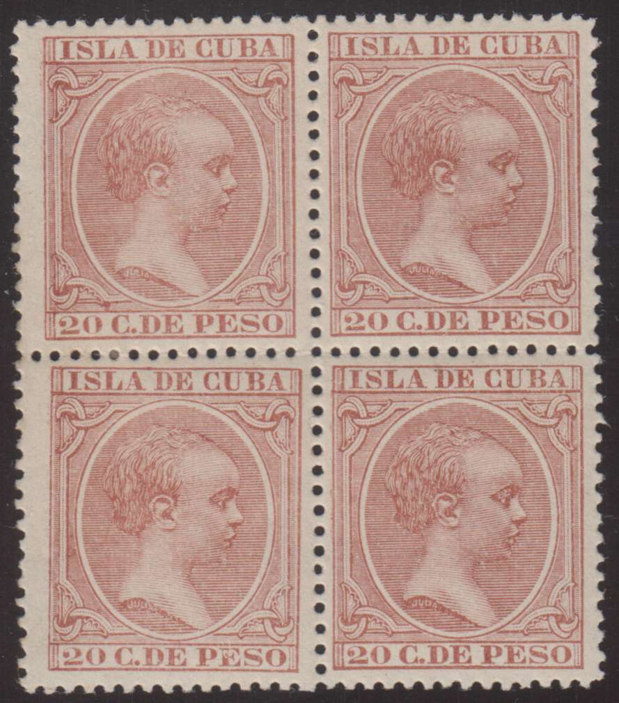 Cuba 1890 — King Alfonso Xiii