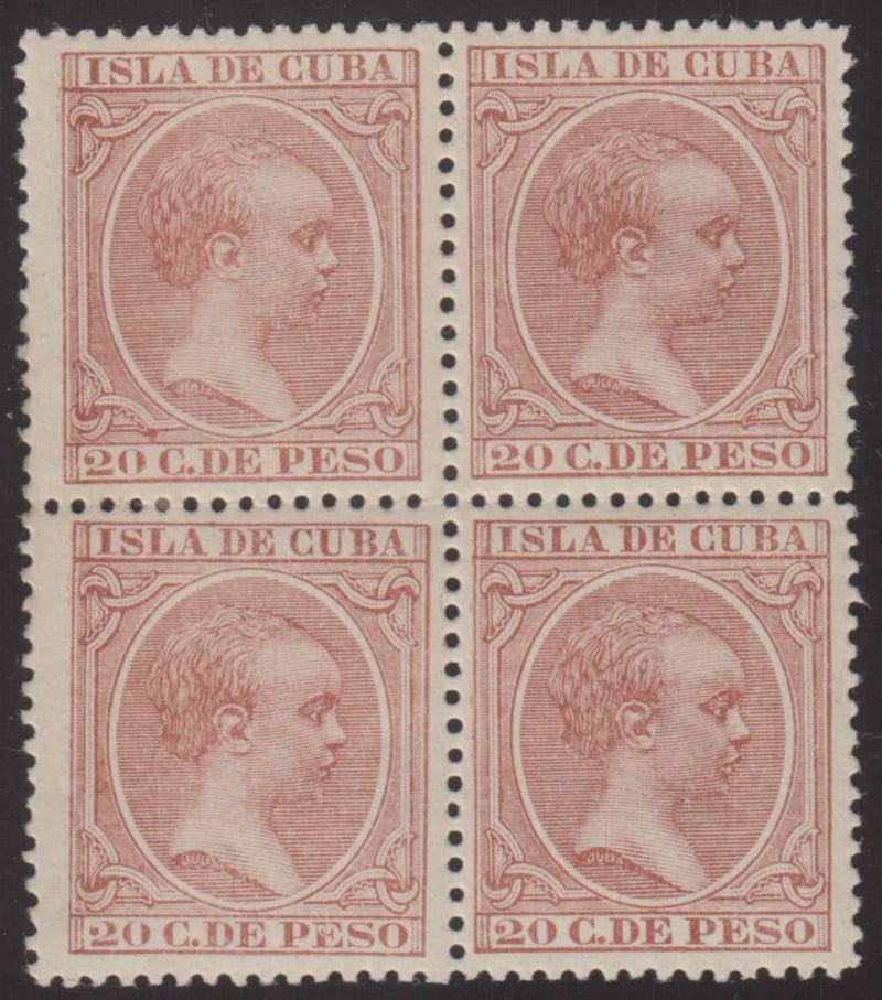 Cuba 1890 — King Alfonso Xiii