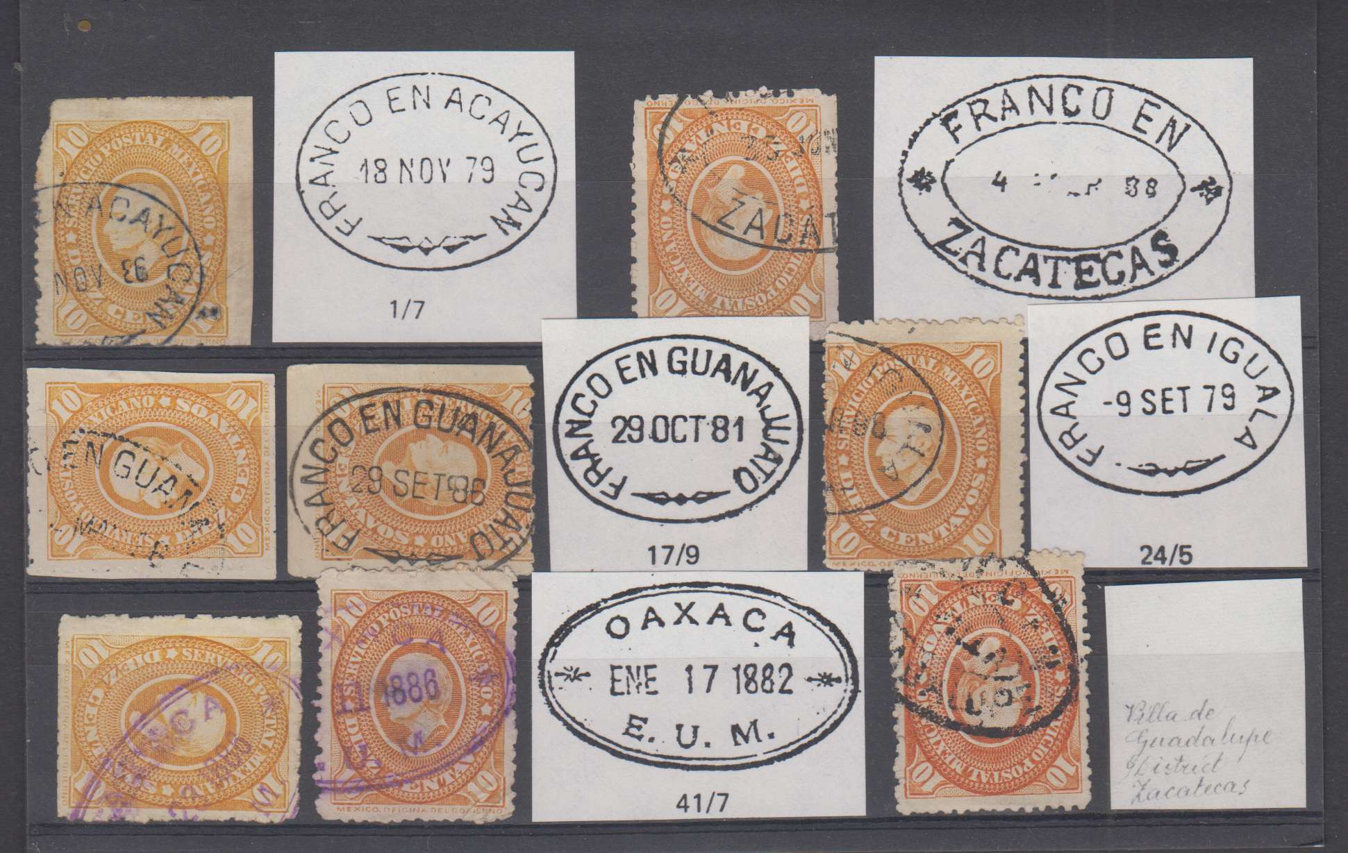 Mexico 1885 — Hidalgo