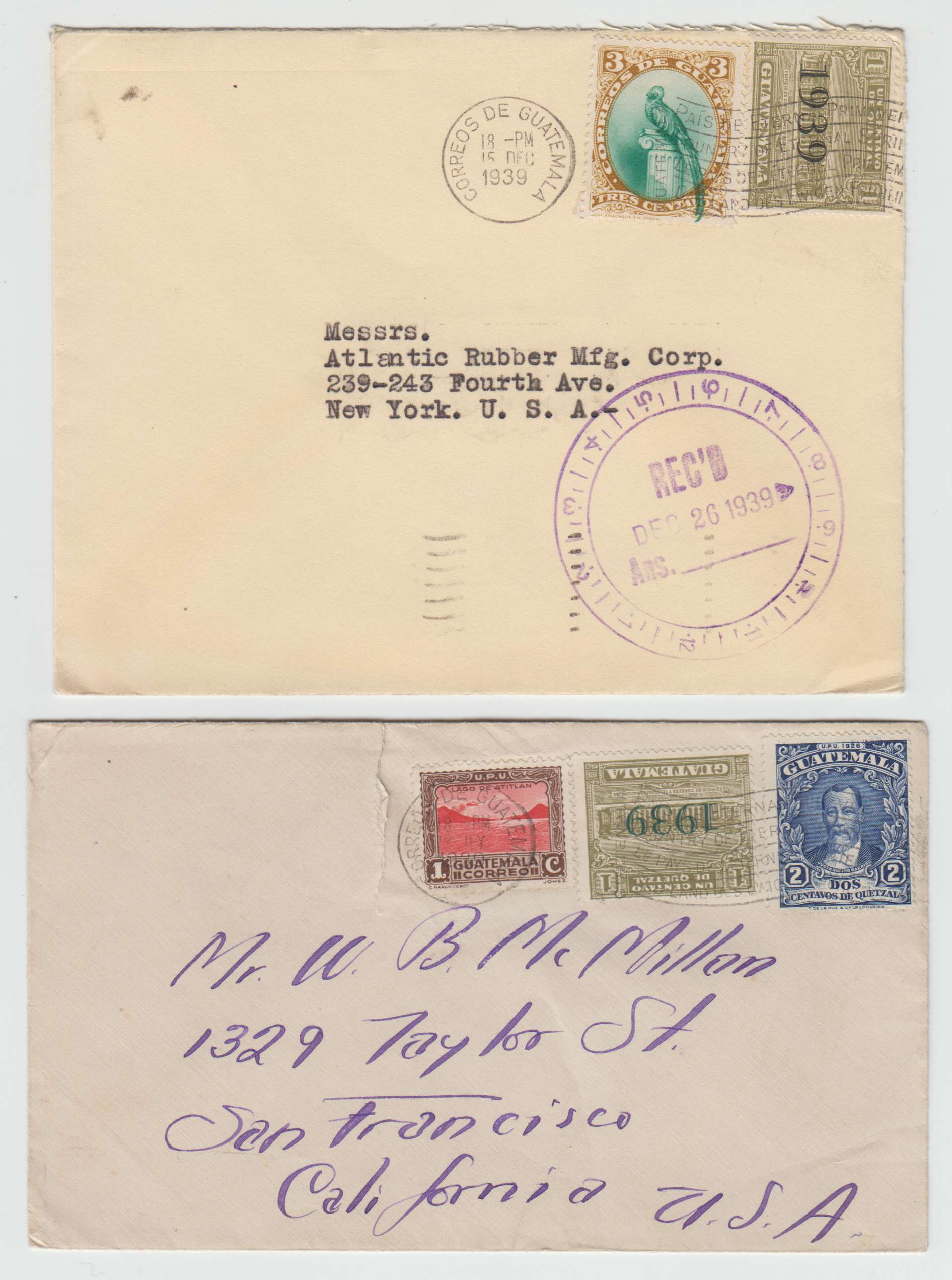 Guatemala 1913 — Selection of 32 covers including better with early including better frankings, cancels,…