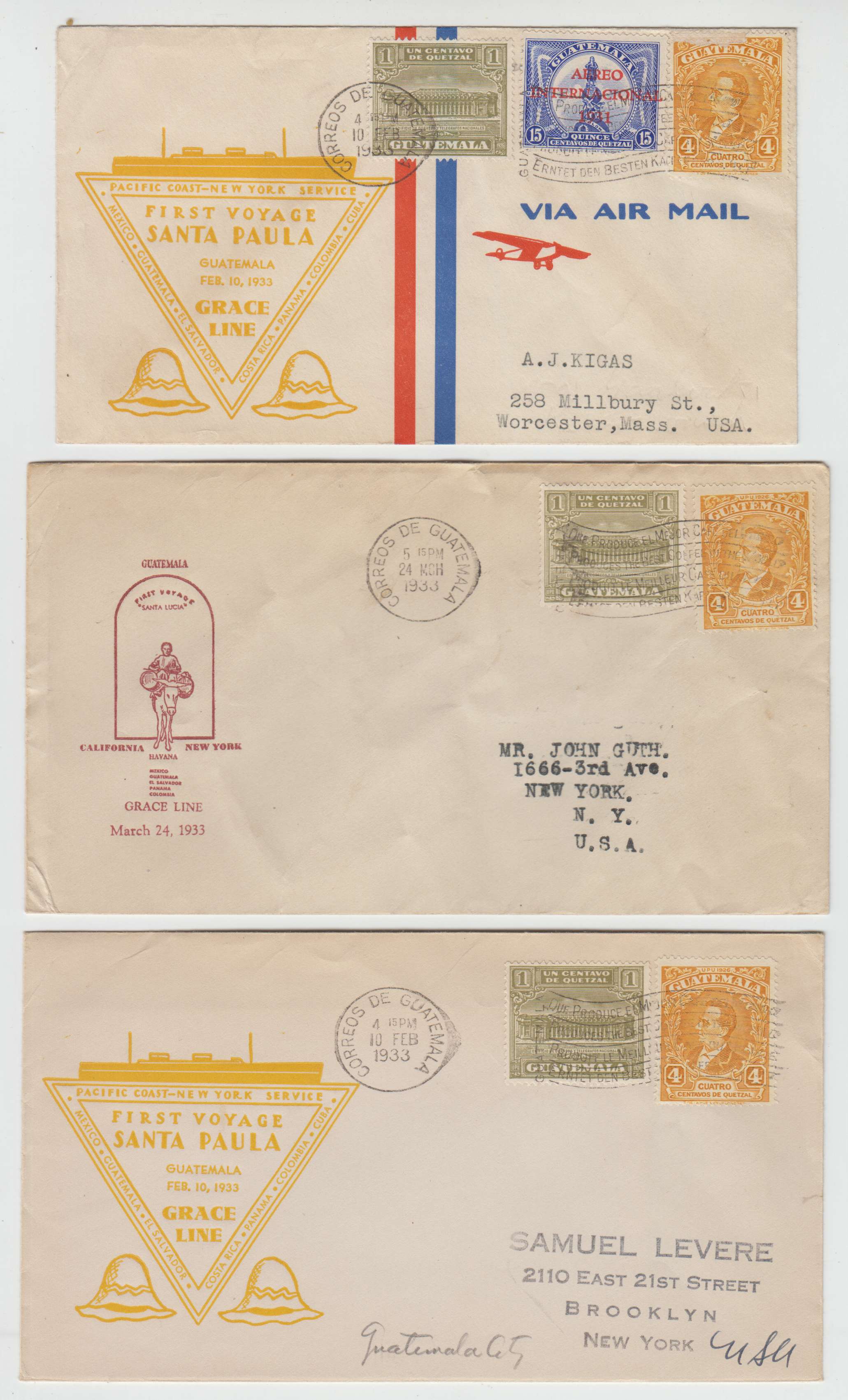 Guatemala 1933 — Maritime