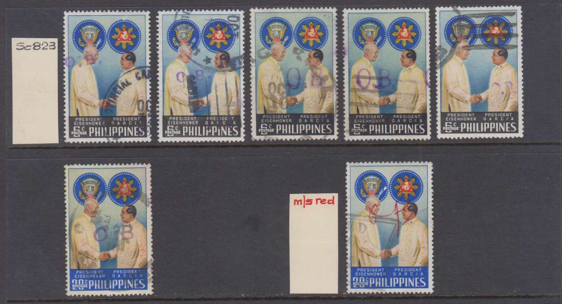 Philippines 1960 — "OB stamps"
