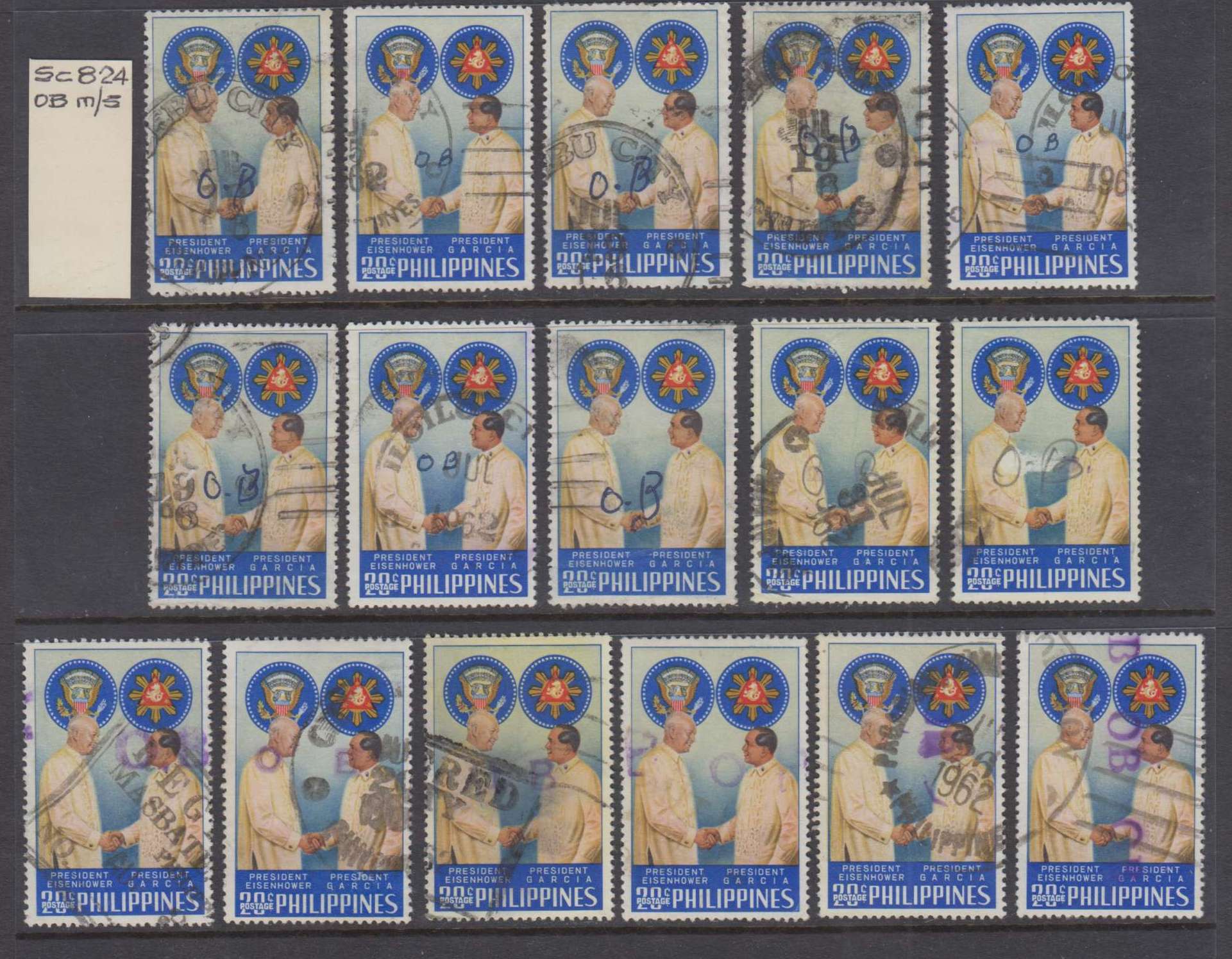 Philippines 1960 — "OB stamps"