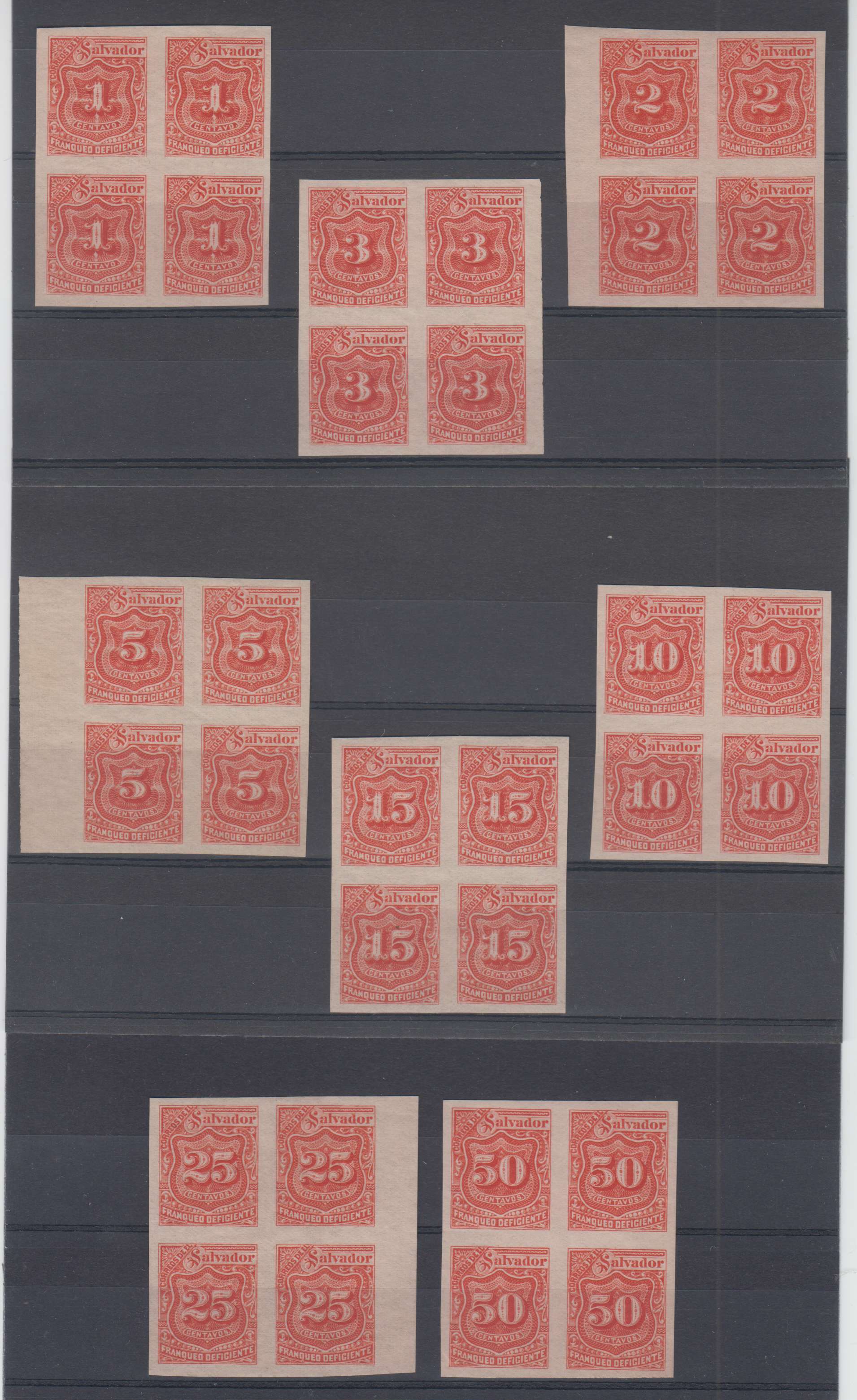 El Salvador 1897 — Postage Due
