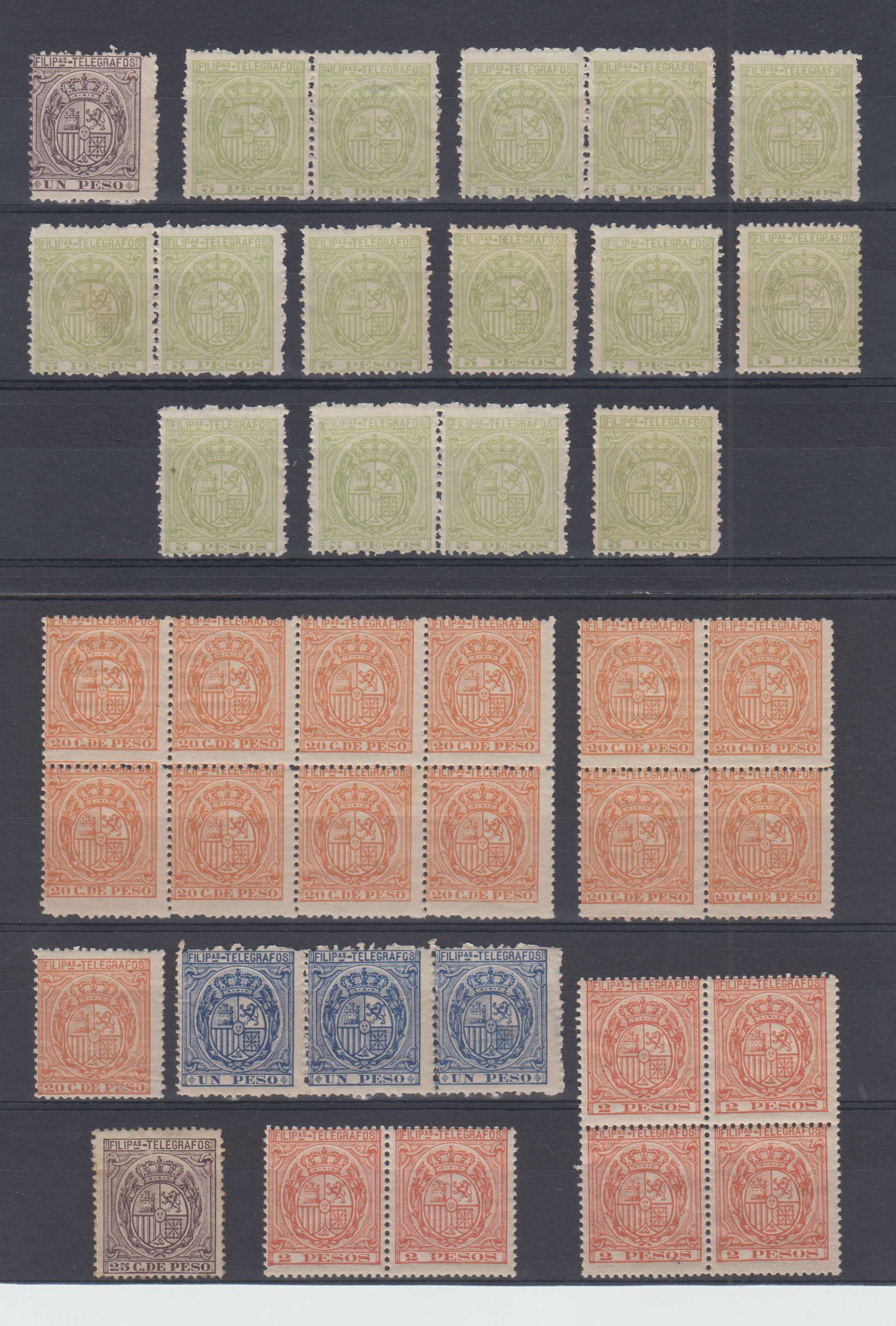 Philippines 1894 — Telegraph