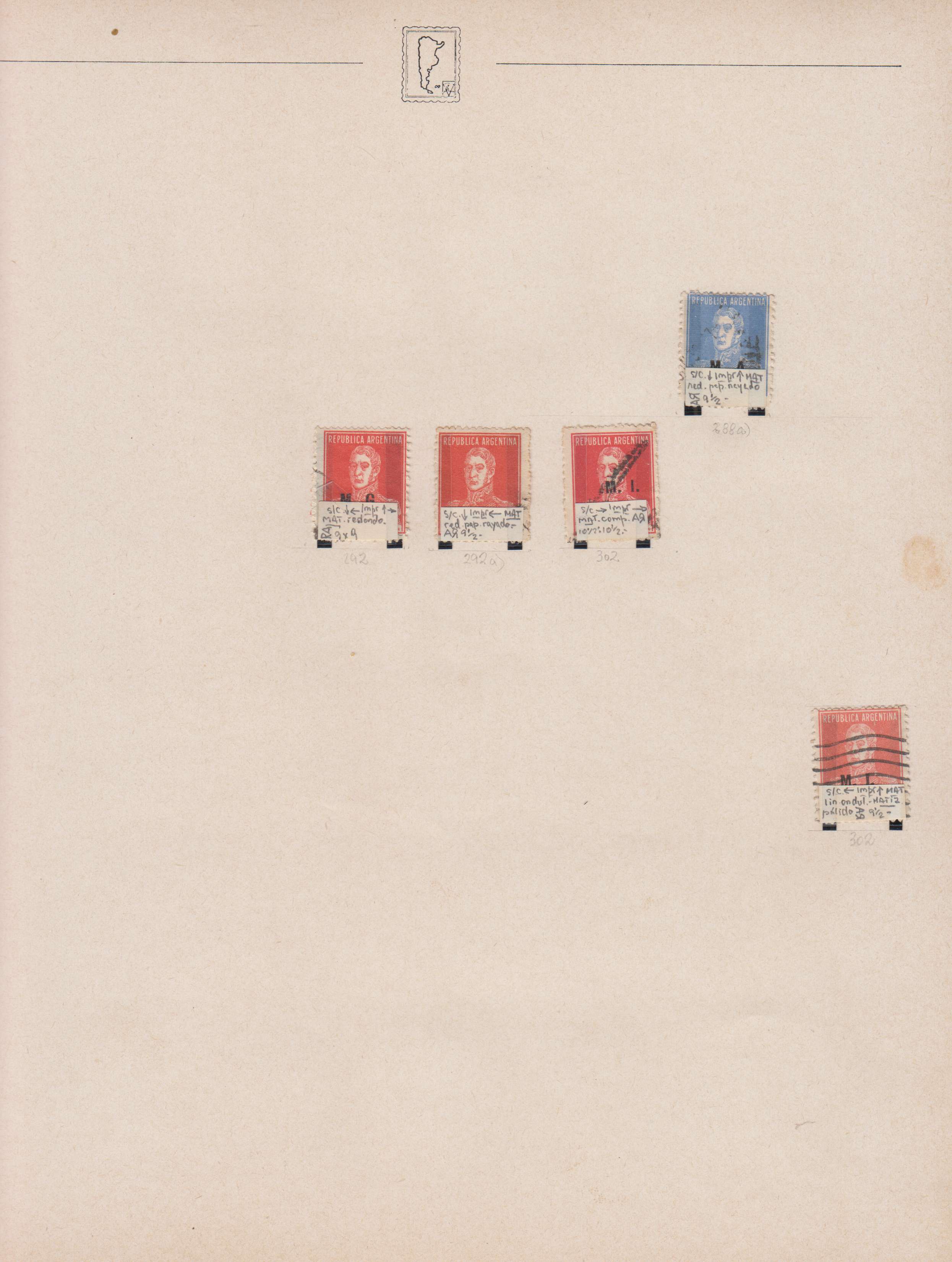 Argentina 1913 — Official Department Stamps collection on 36 album pages featuring Scott Od1 thru Od357…