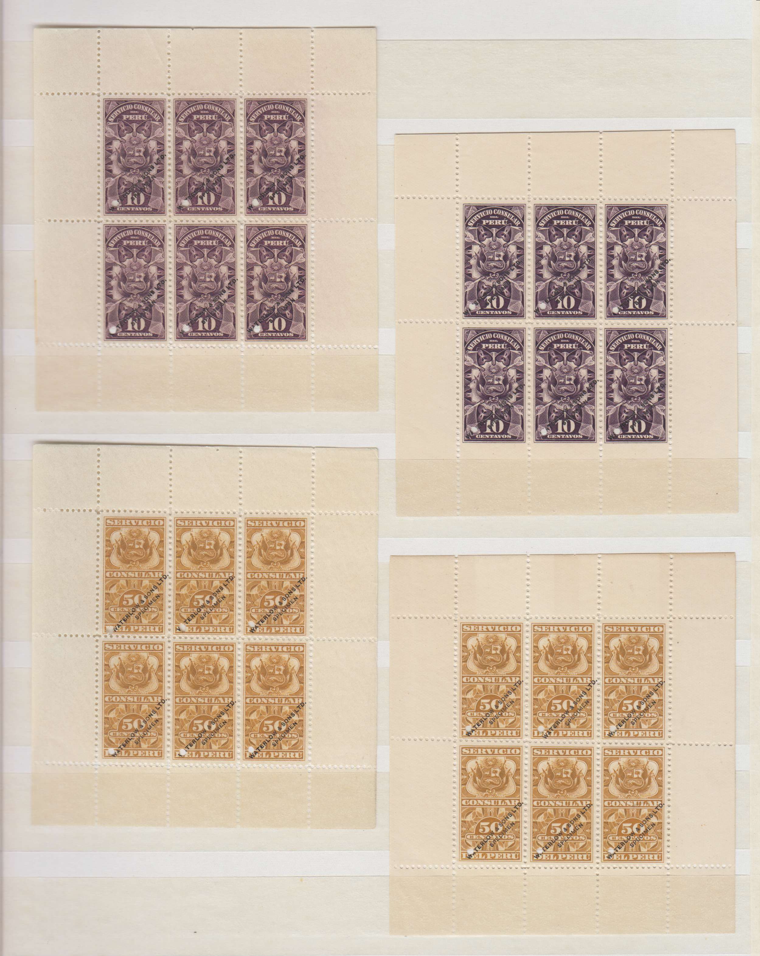 Peru 1910 — Revenues