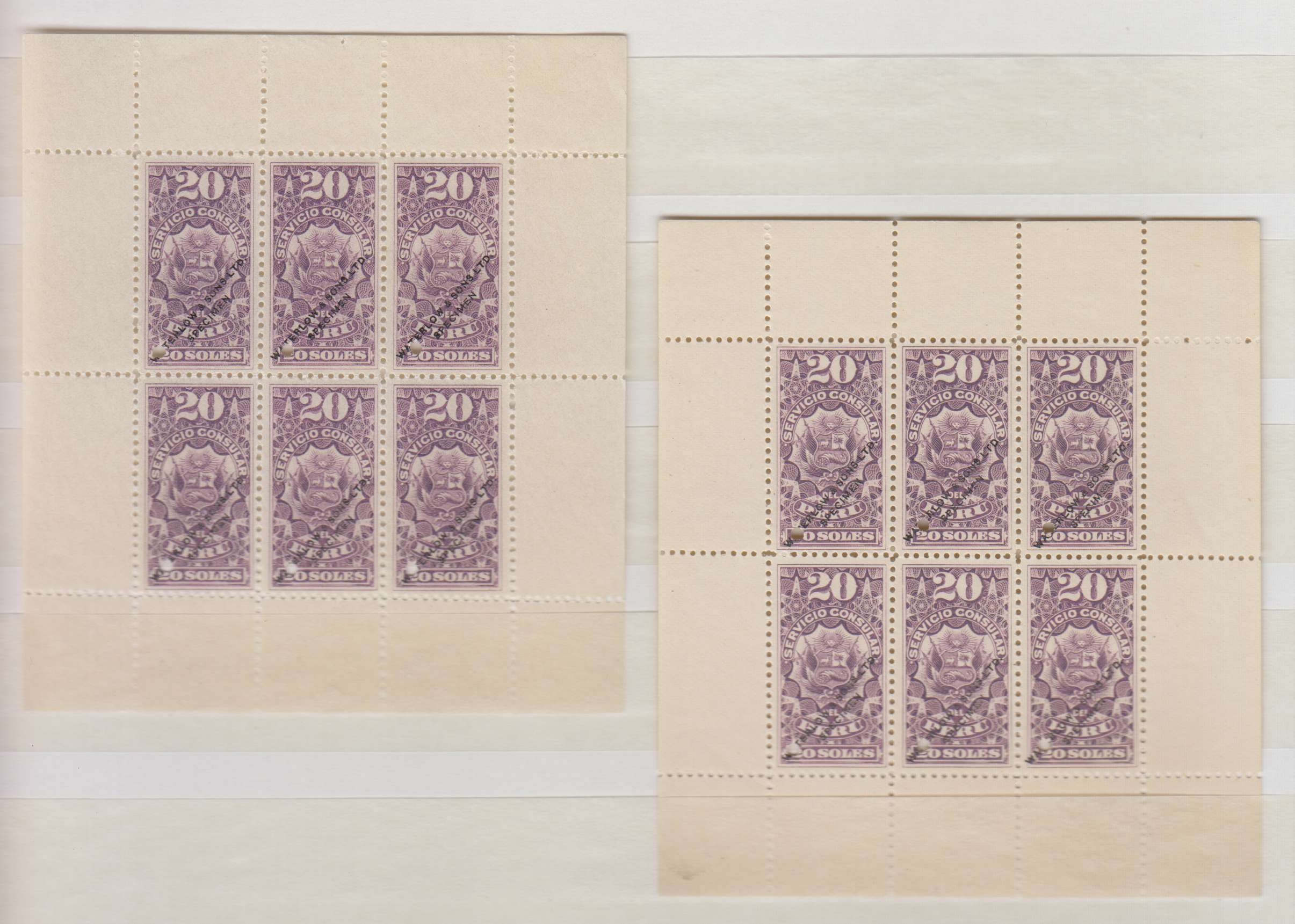 Peru 1910 — Revenues