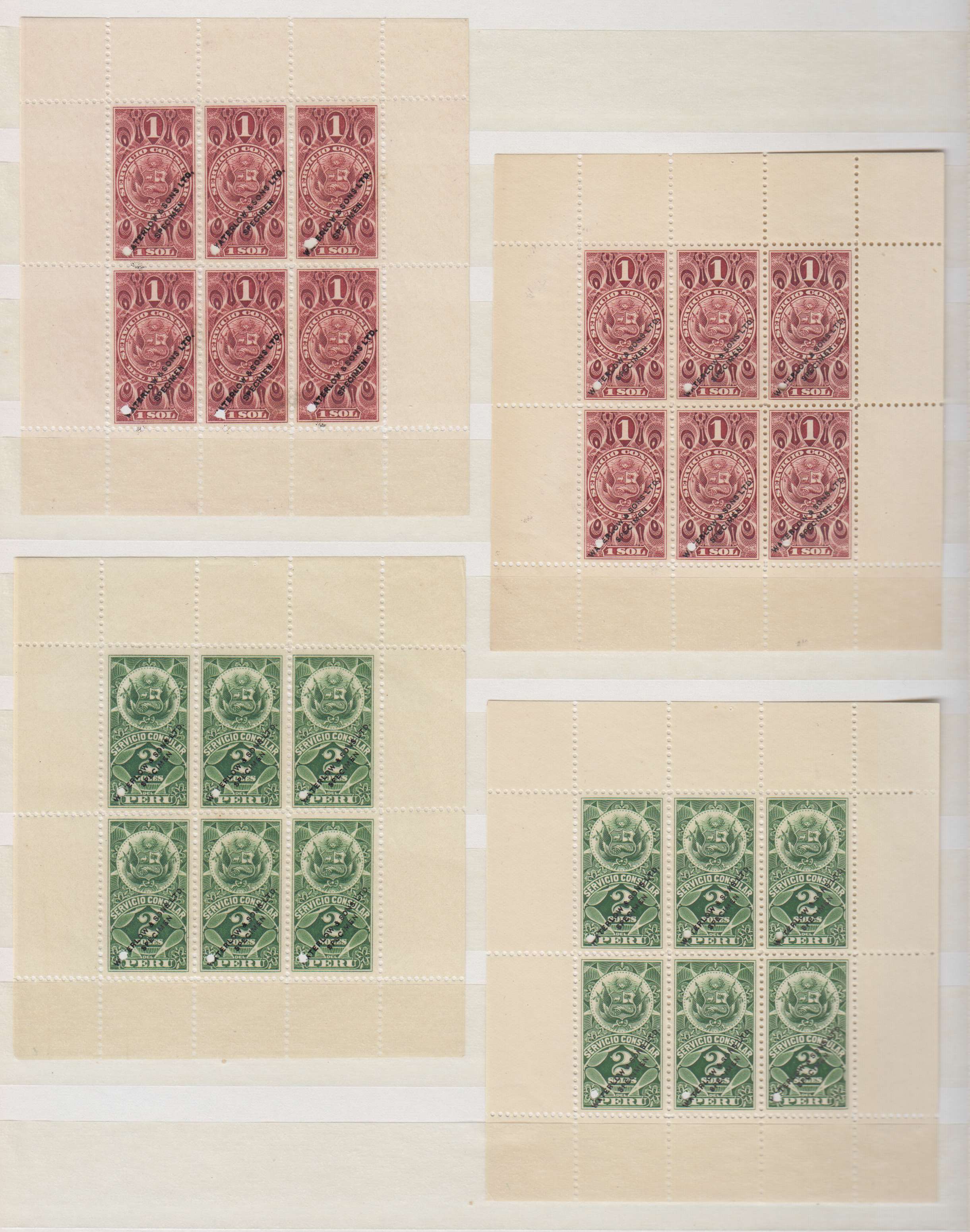 Peru 1910 — Revenues