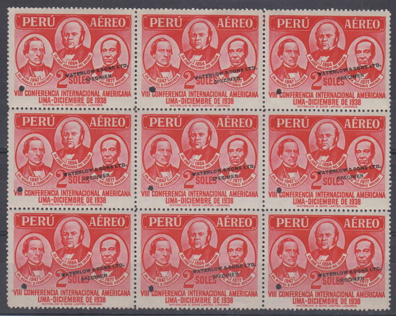 Peru 1938 — airpost issue