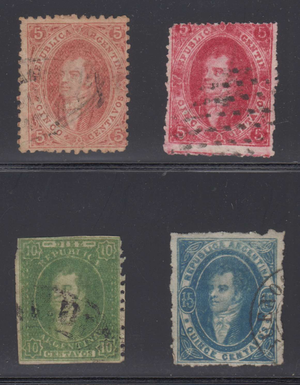 Argentina 1864 — Rivadavias