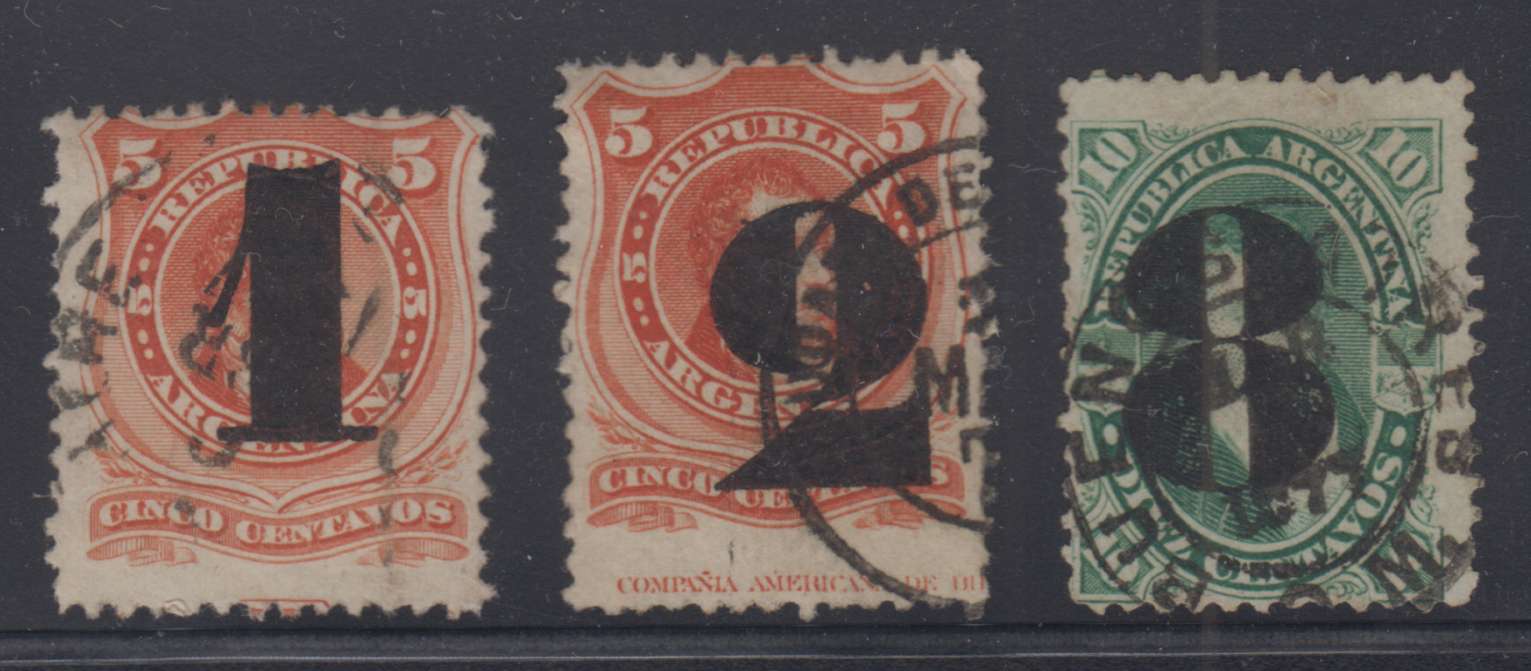 Argentina 1877 — Provisional issue