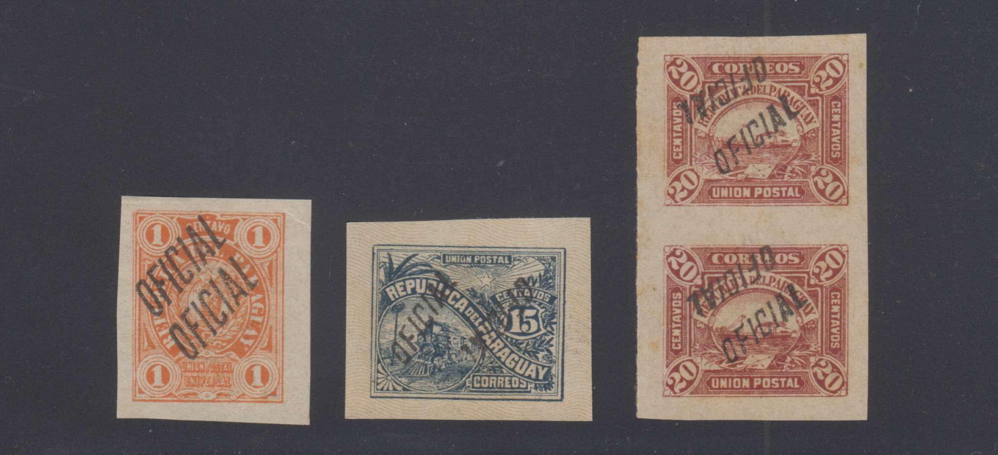 Paraguay 1886 — Official issue