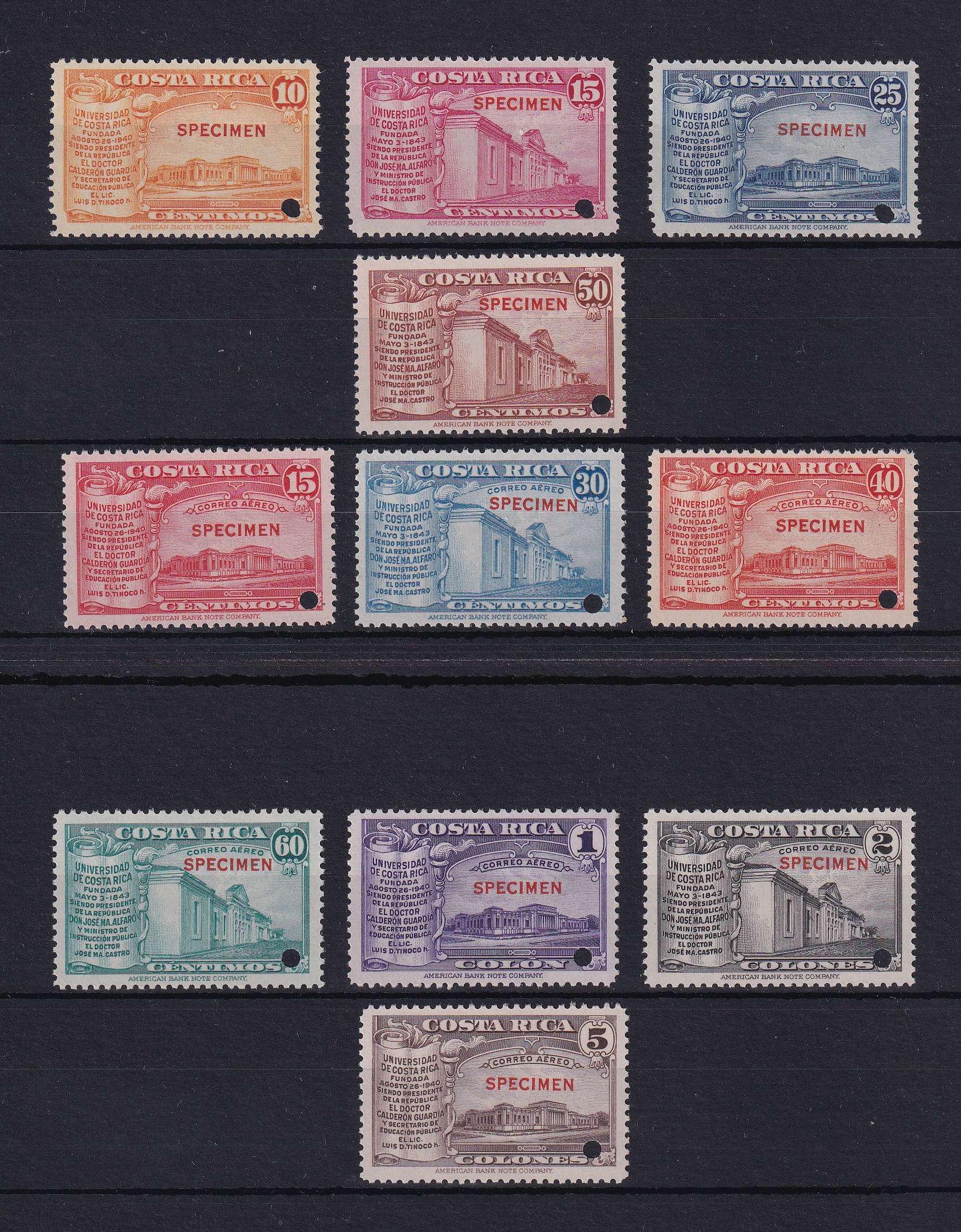 Costa Rica 1941 — National University