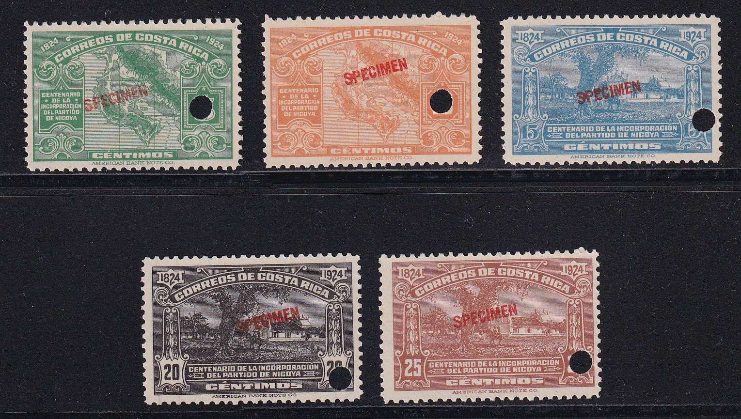 Costa Rica 1924 — Guanacaste issue