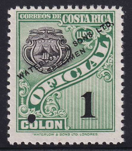 Costa Rica 1926 — Official
