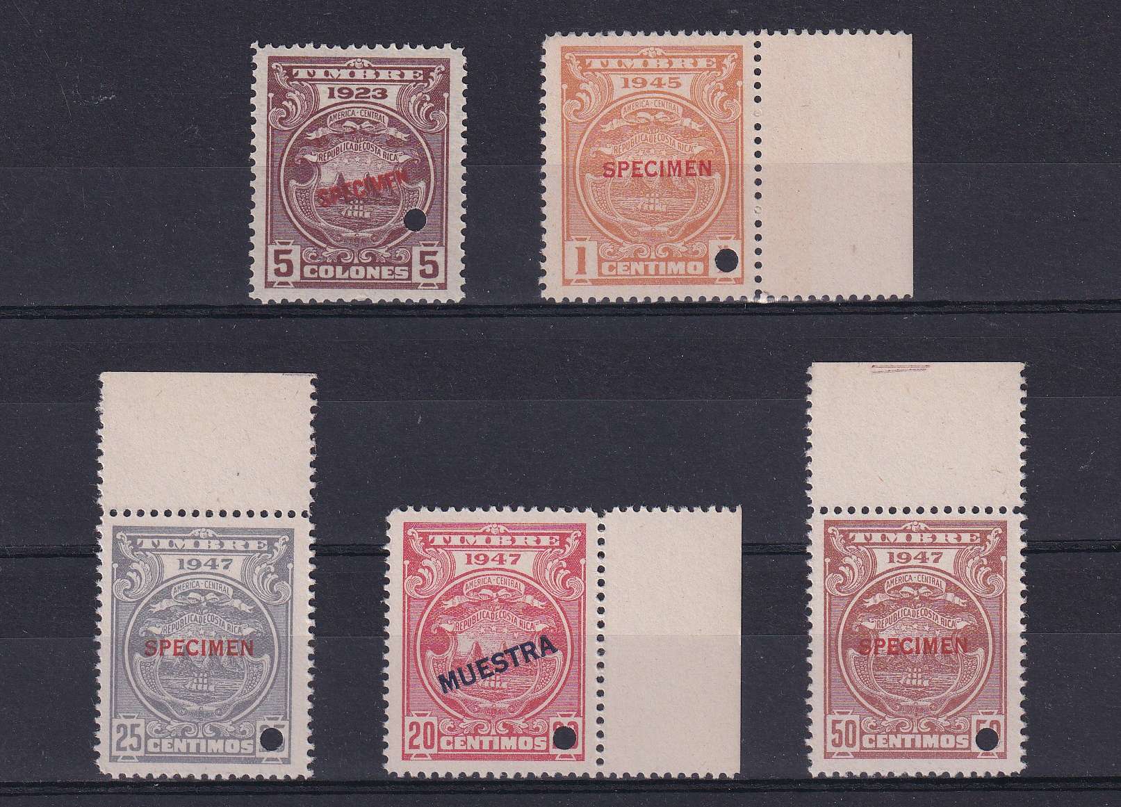 Costa Rica 1923 — Revenues