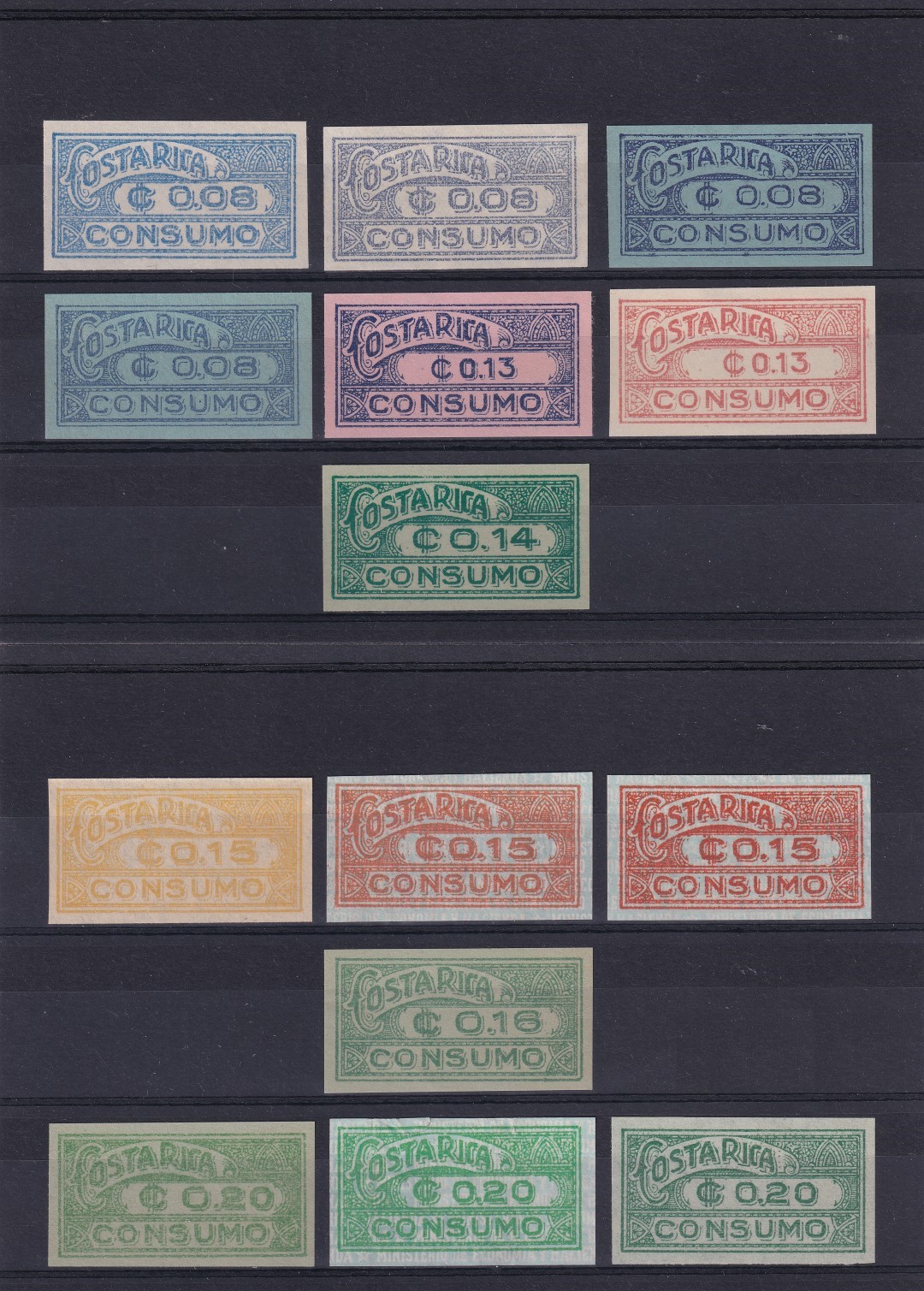Costa Rica 1940 — Revenues