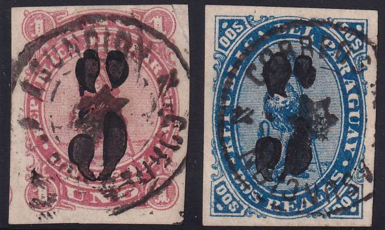 Paraguay 1878 — Scott 4 & 5