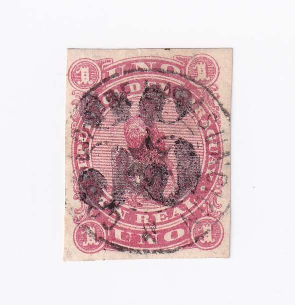 Paraguay 1878 — Scott 4 variety