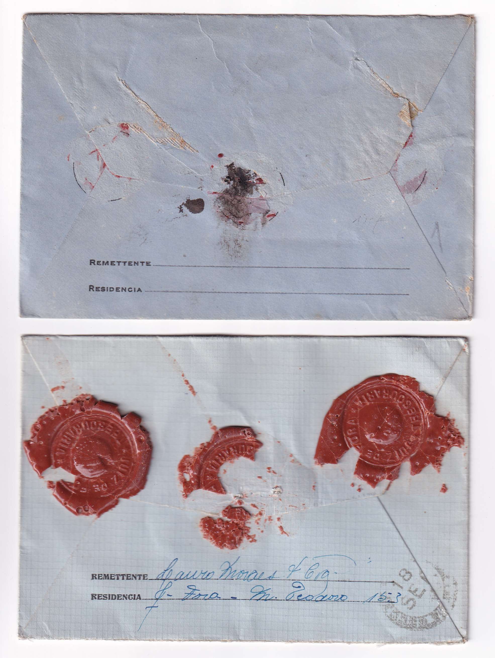 Brazil 1919 — R-envelopes