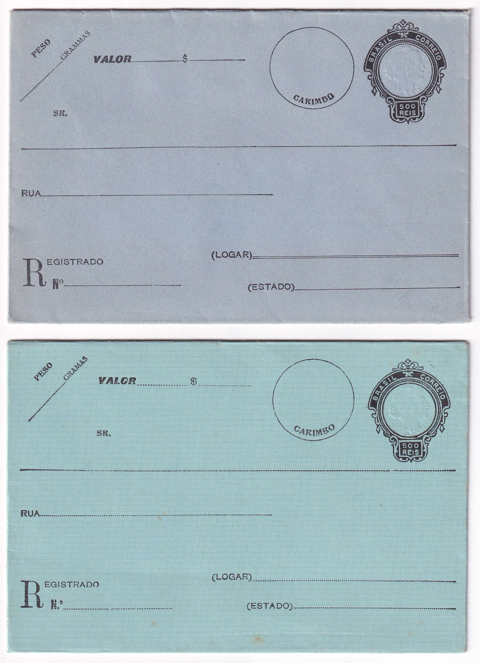 Brazil 1914 — R-envelopes