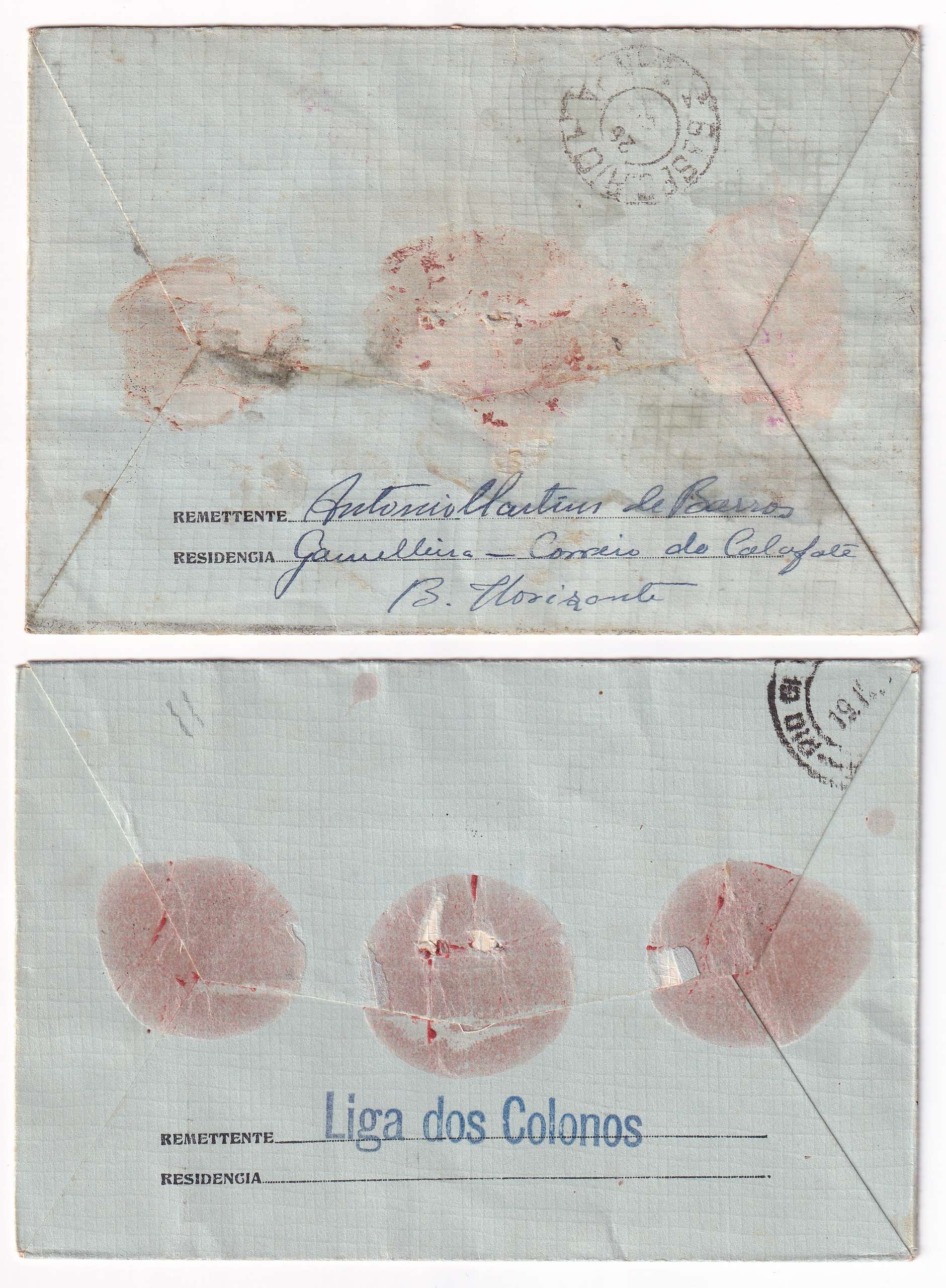 Brazil 1931 — R-envelopes