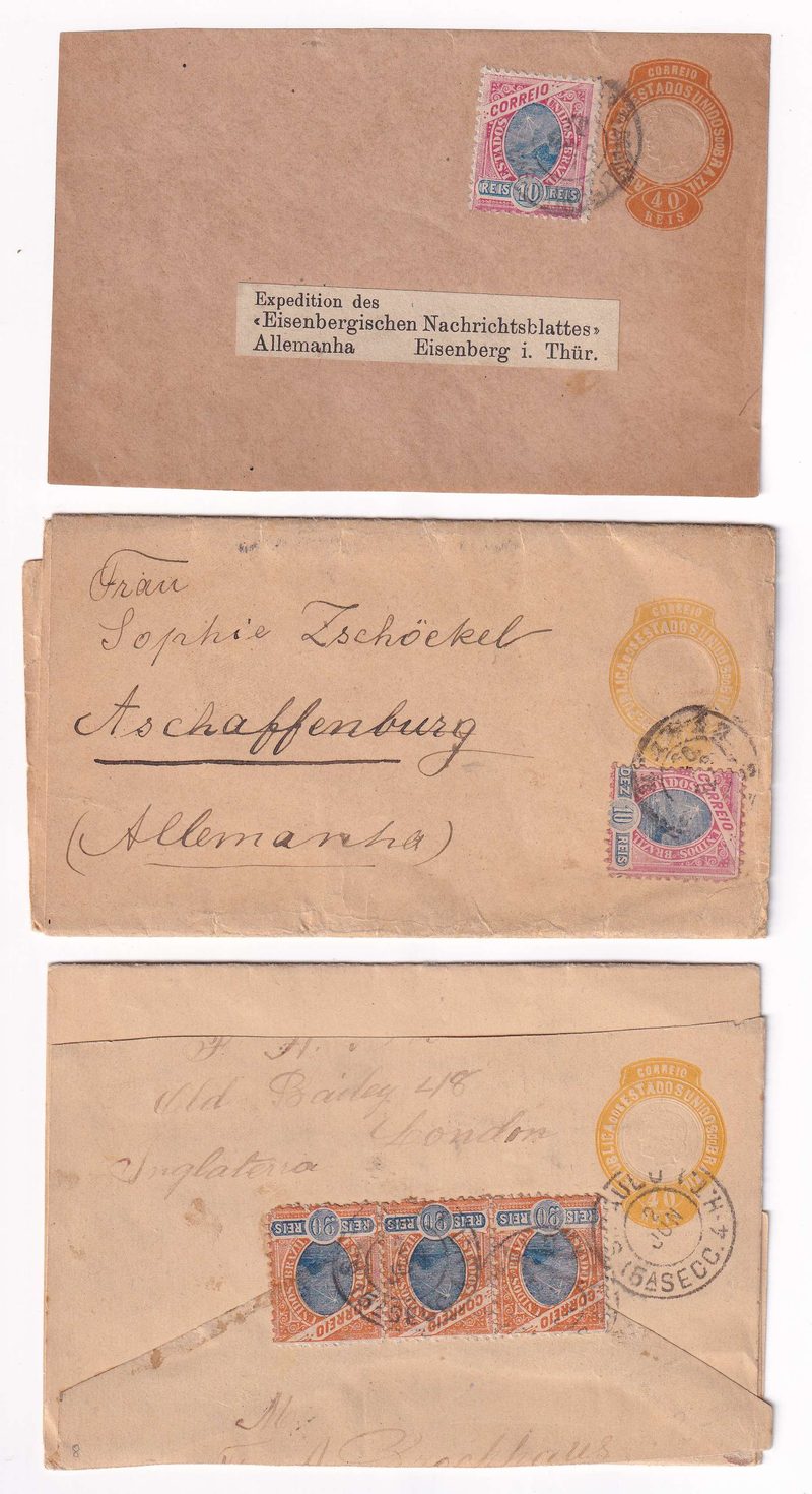 Brazil 1893 — Wrappers