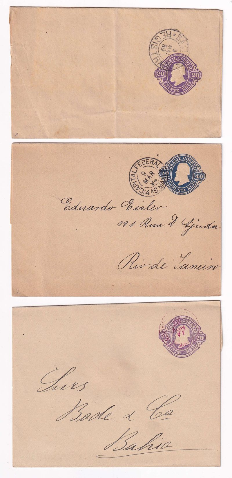 Brazil 1889 — Wrappers