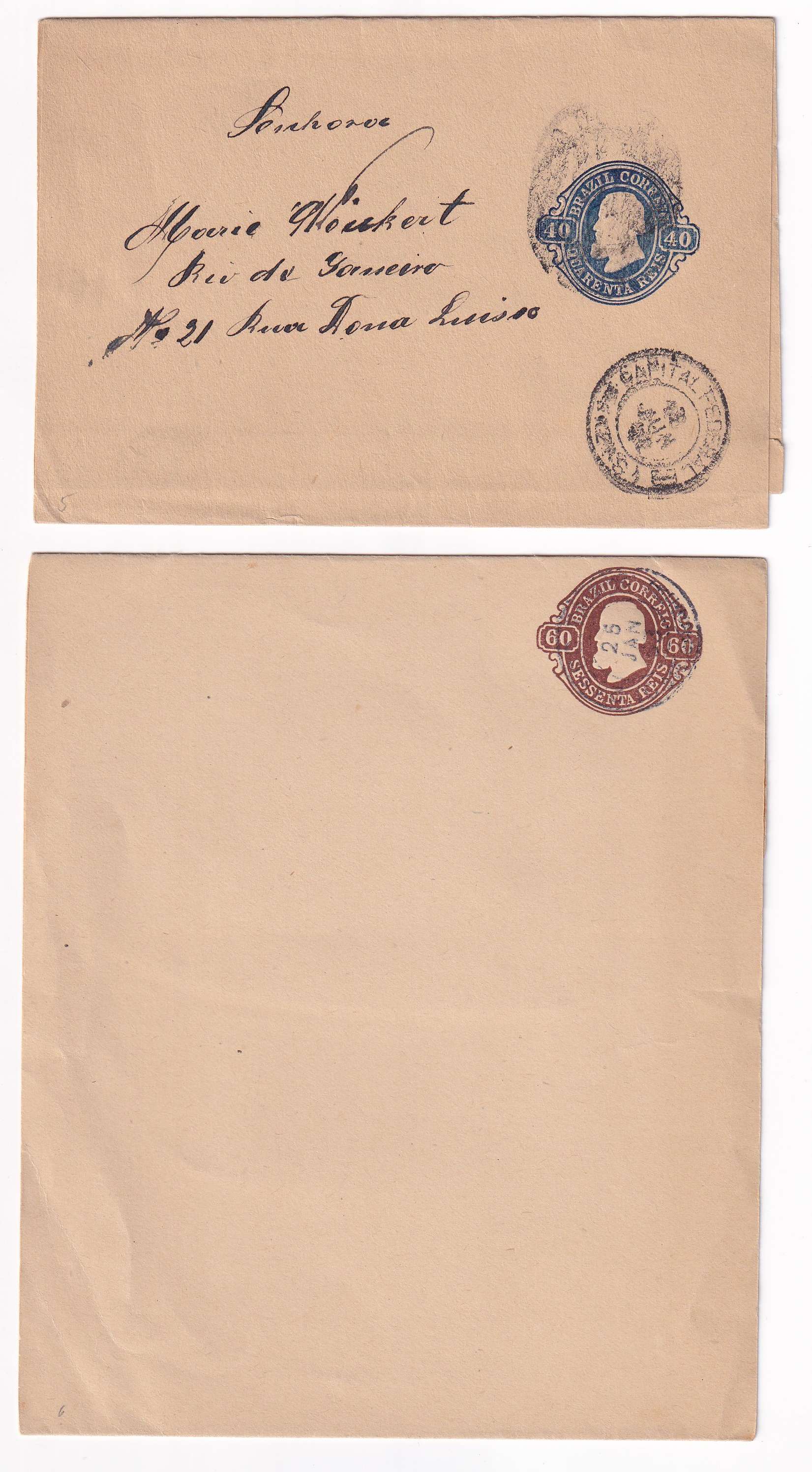 Brazil 1889 — Wrappers