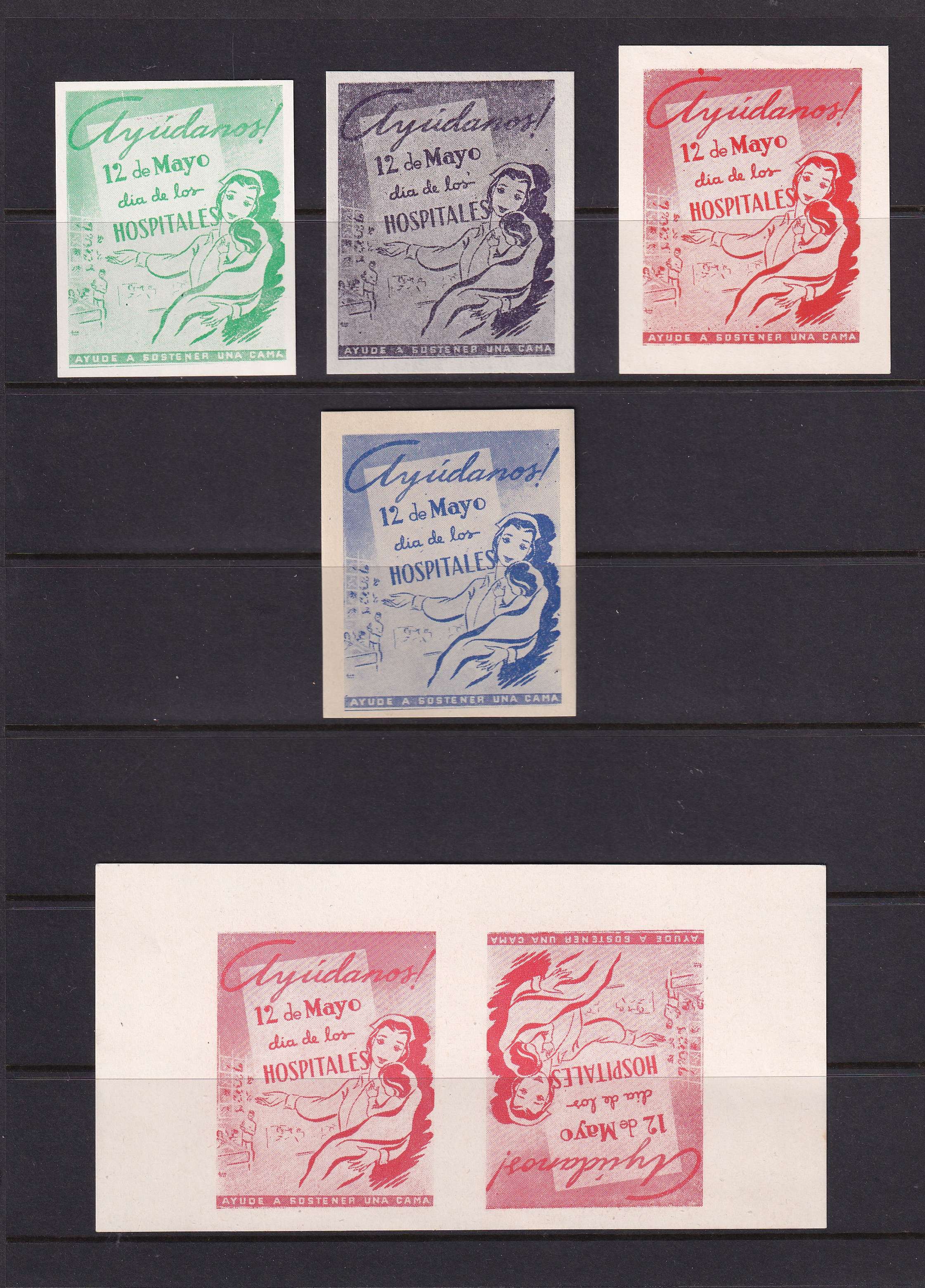 Cuba 1945 — Cinderella & Tbc specialized proofs collection including 80+ items with essays, dir…