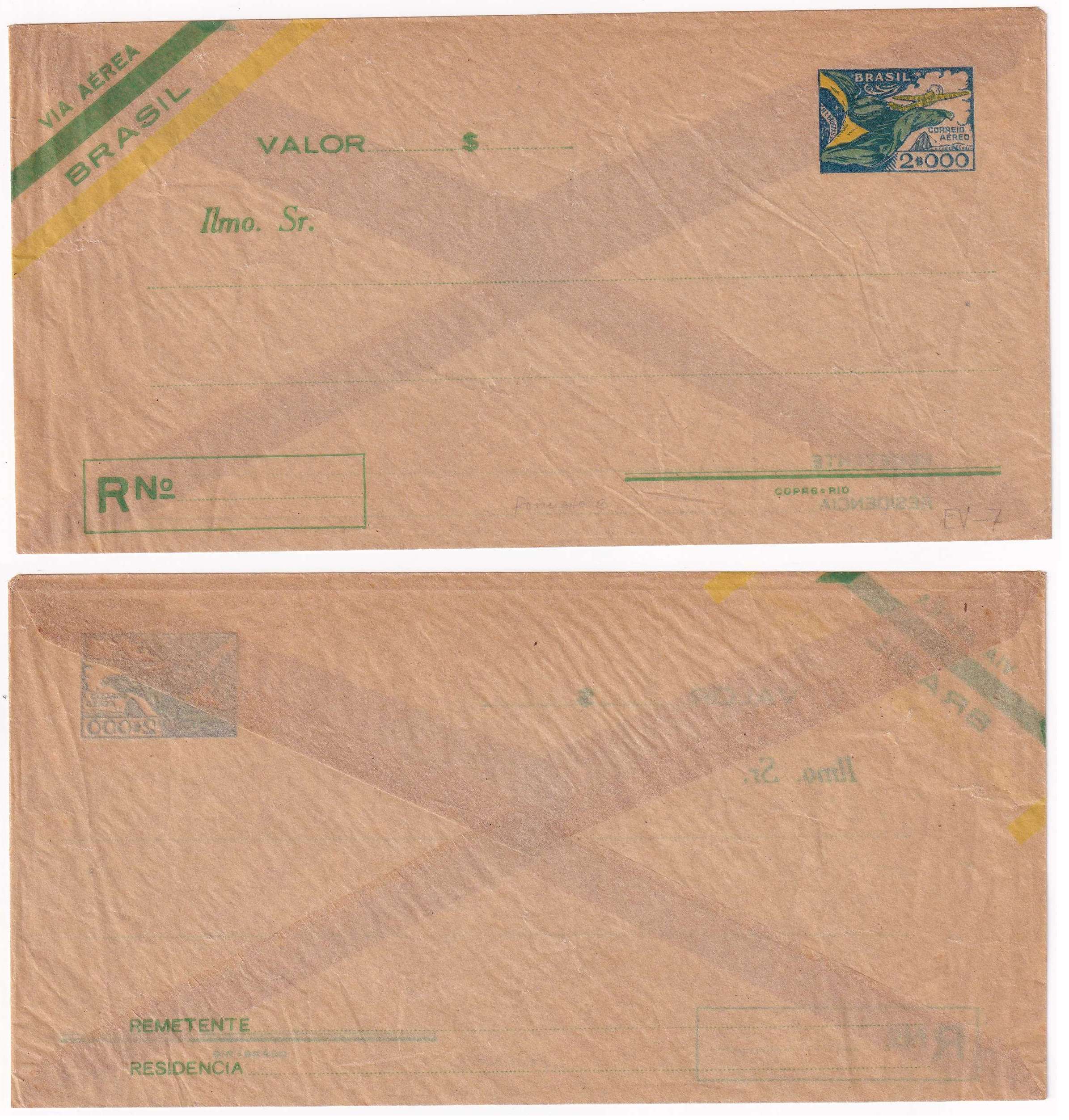 Brazil 1941 — Transparent Envelope