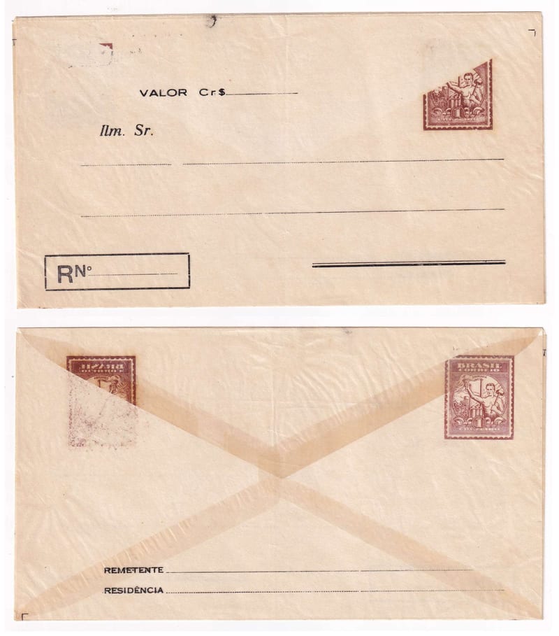 Brazil 1946 — Transparent Envelope