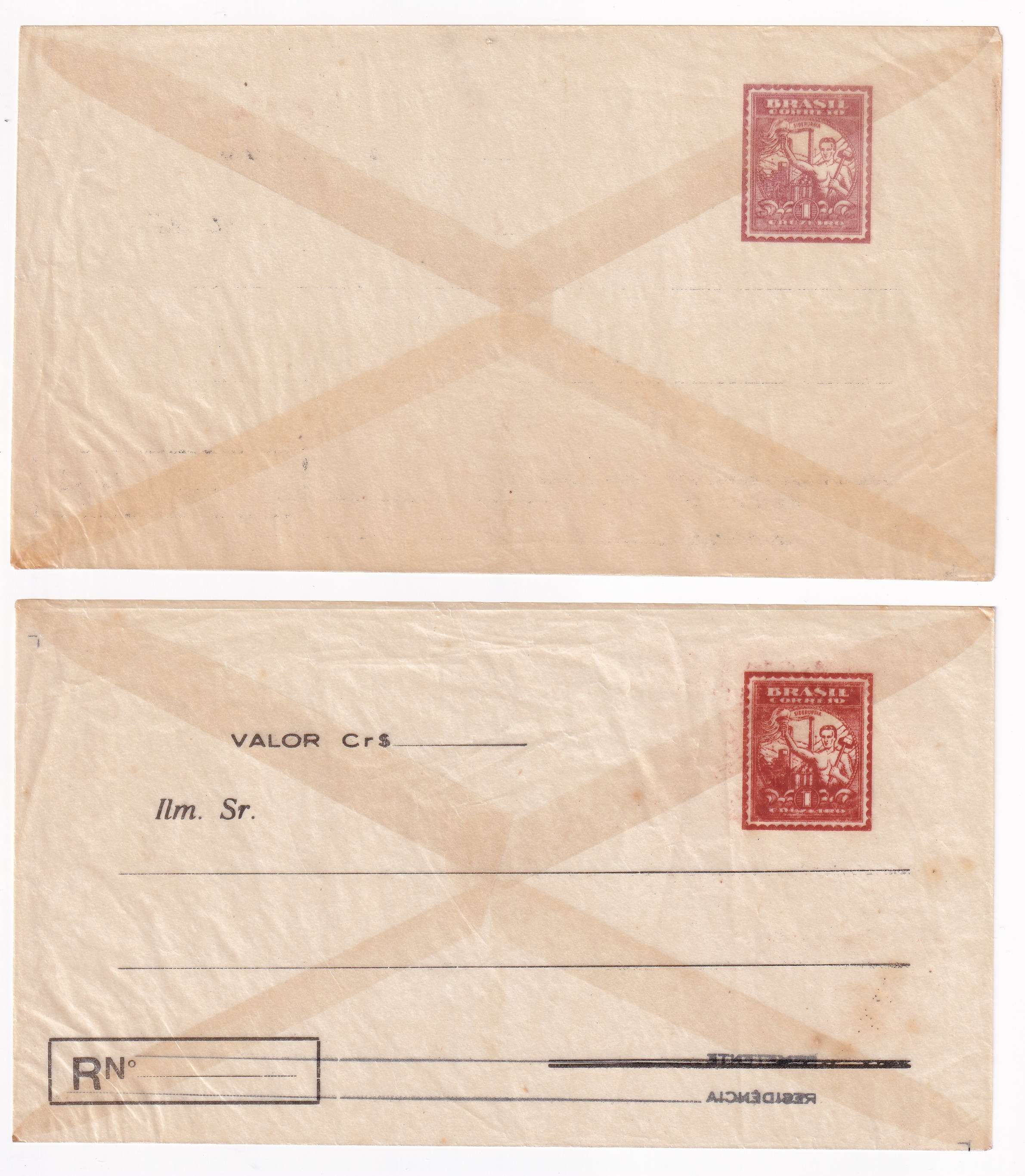 Brazil 1946 — Transparent Envelopes