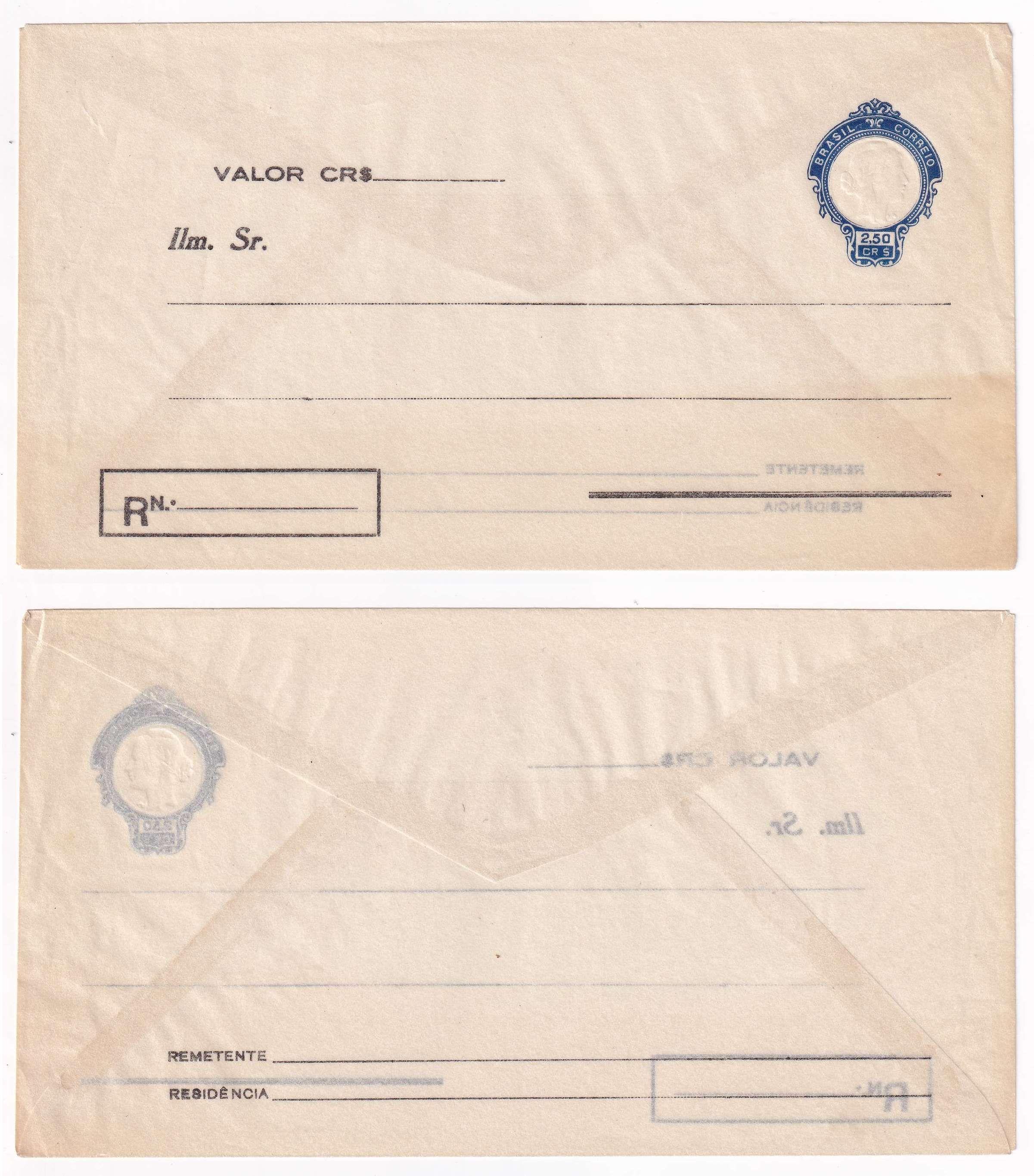 Brazil 1947 — Transparent Envelopes
