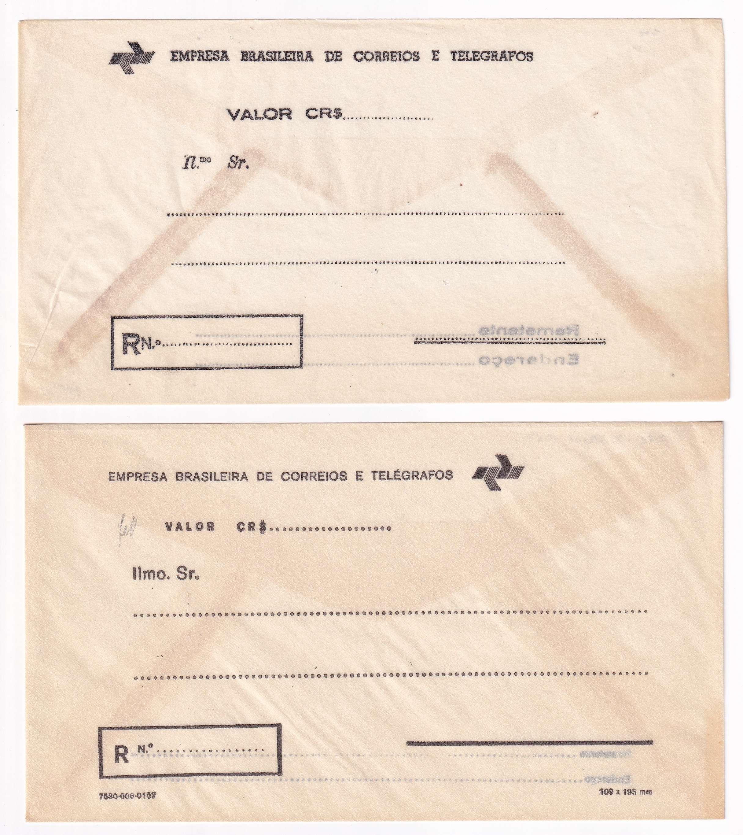 Brazil 1949 — Transparen Envelopes