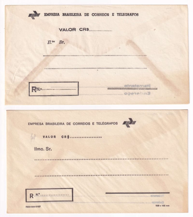 Brazil 1949 — Transparen Envelopes