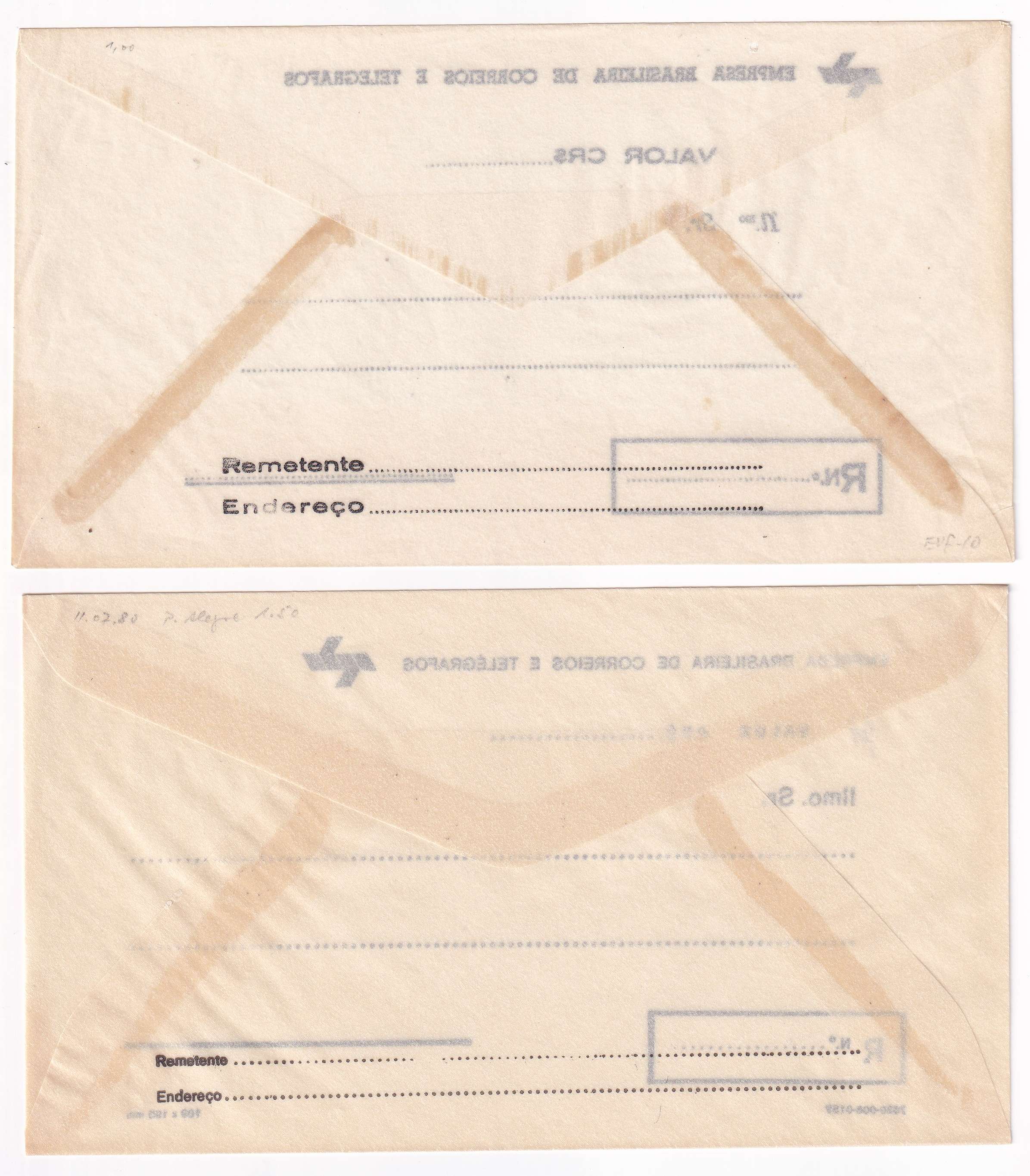 Brazil 1949 — Transparen Envelopes