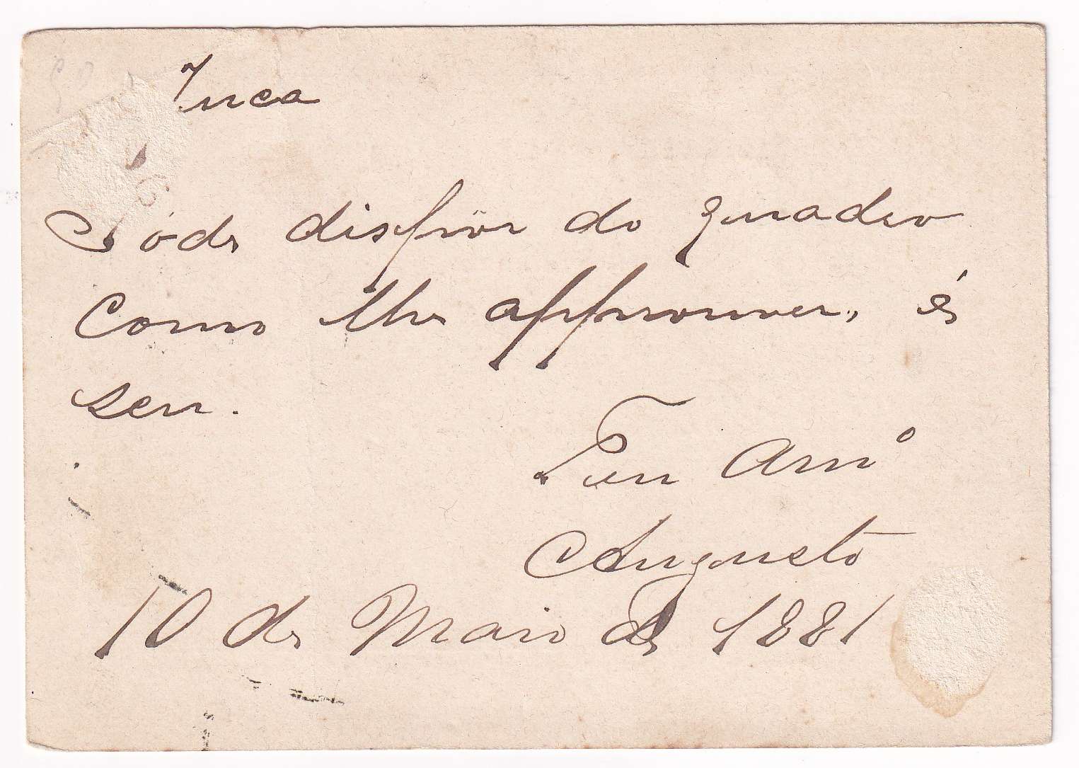 Brazil 1881 — Rhm Bp-2