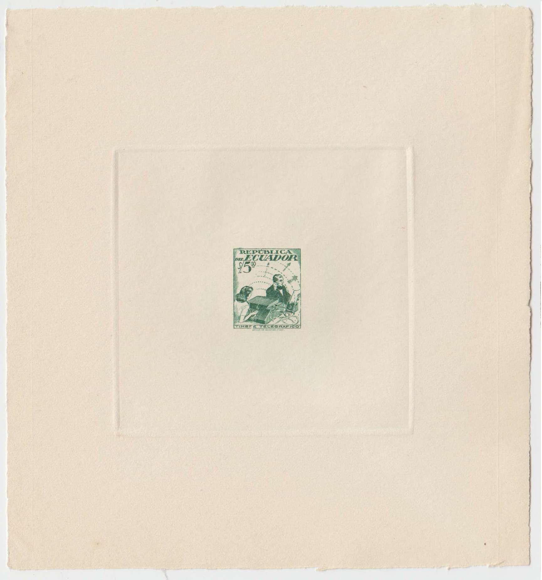 Ecuador 1950 — Telegraph