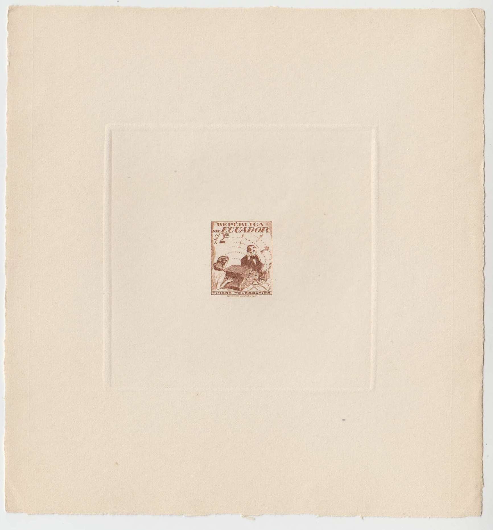 Ecuador 1950 — Telegraph
