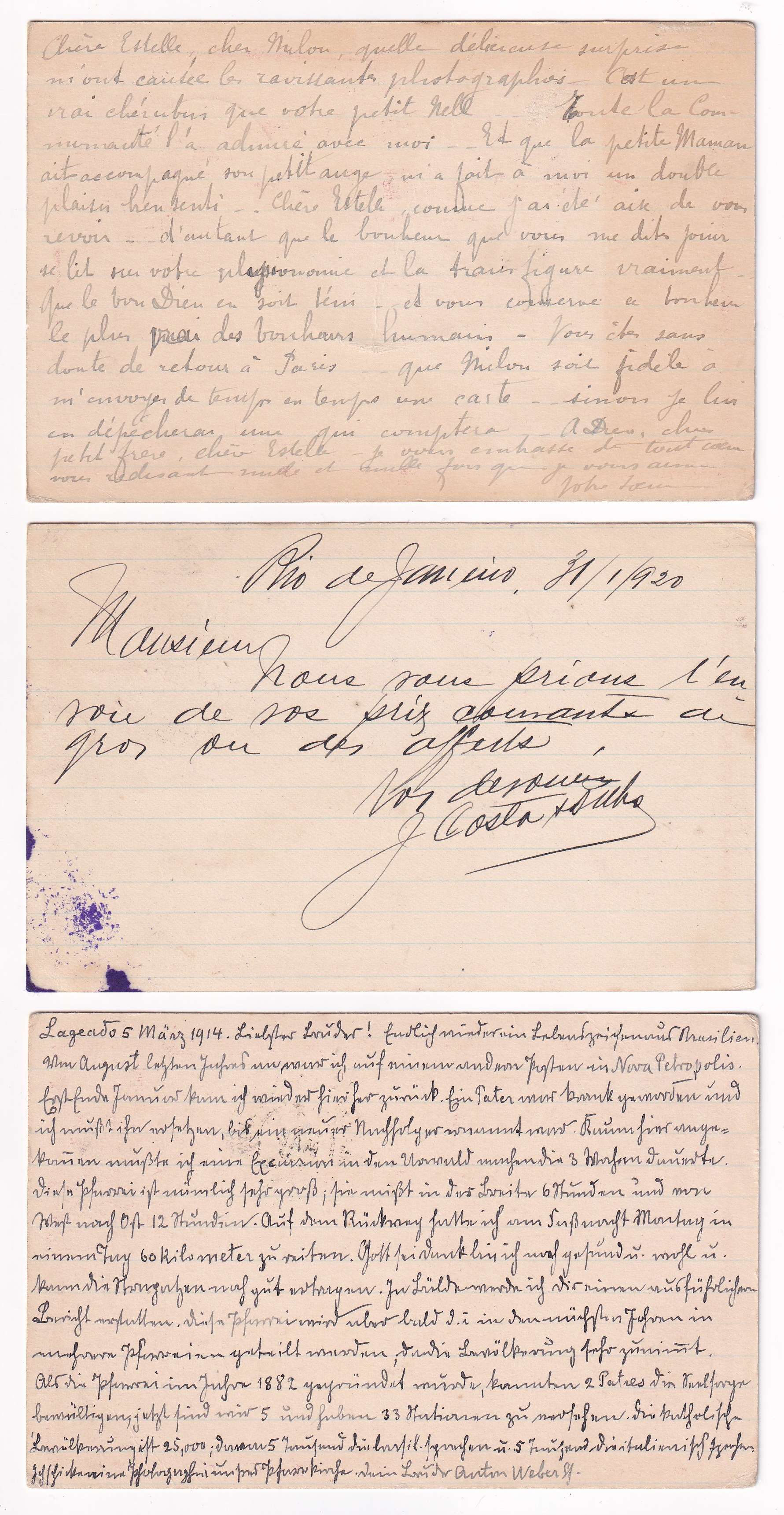 Brazil 1910 — Collection of 17 entires, several uprated & used domestically, to USA, Canada or Europe