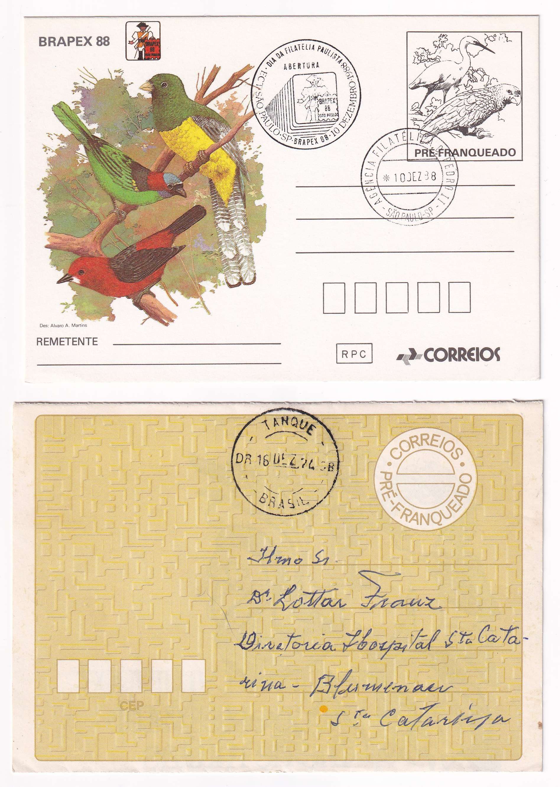 Brazil 1974 — Aerogrammes & Card