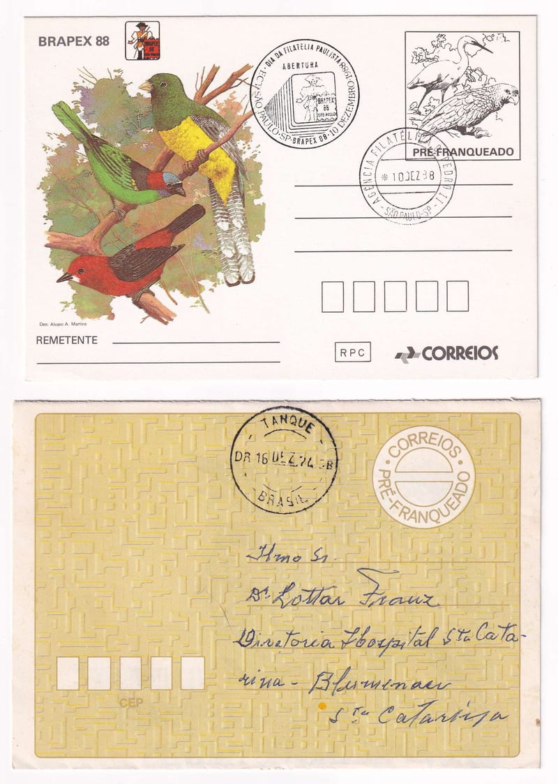 Brazil 1974 — Aerogrammes & Card