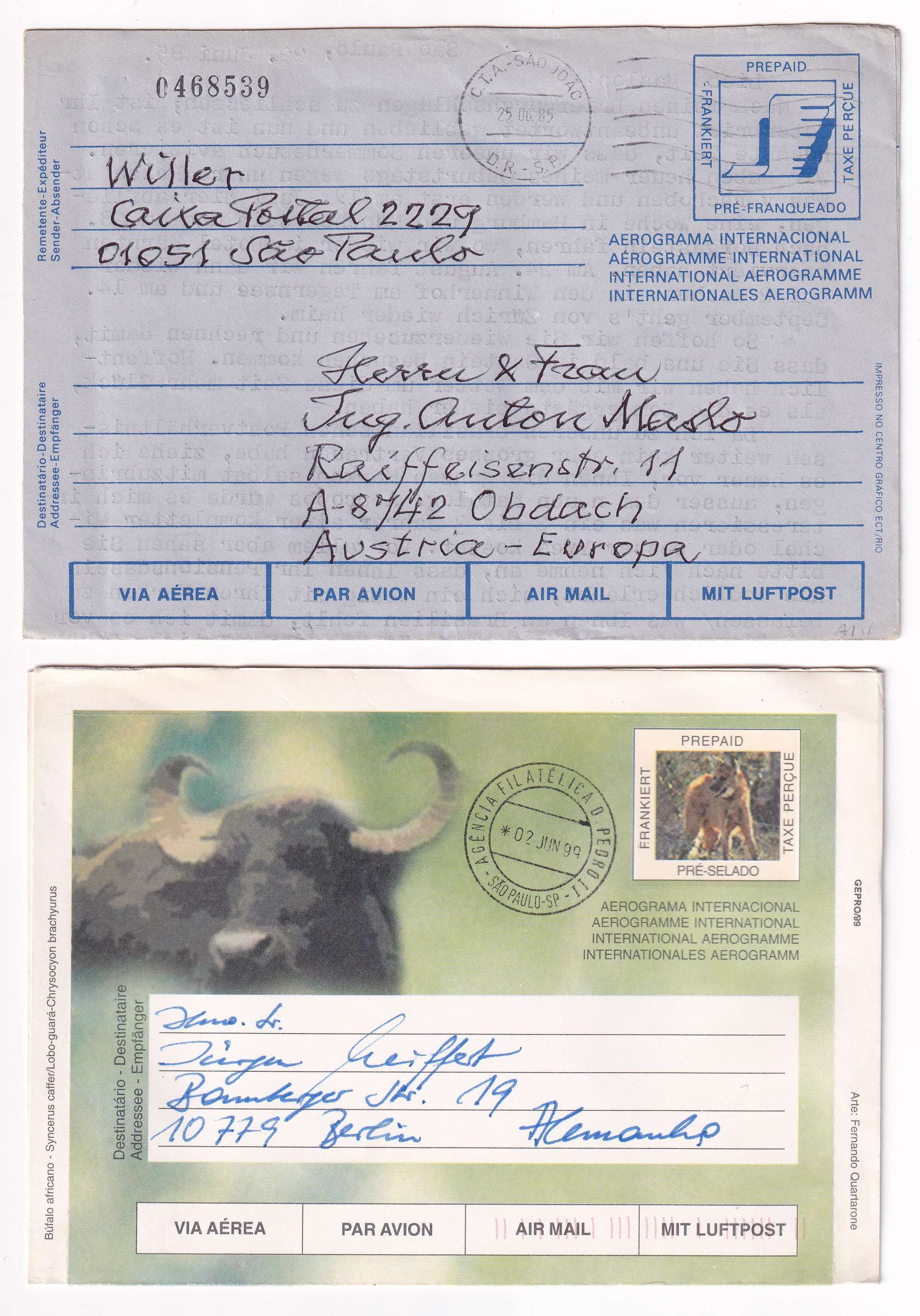 Brazil 1974 — Aerogrammes & Card