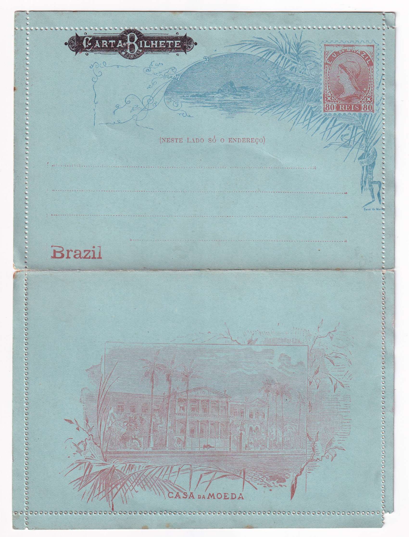Brazil 1891 — Letter Cards