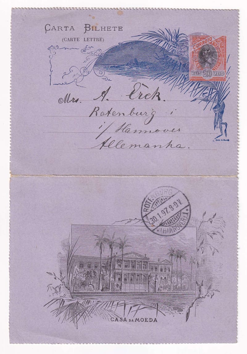 Brazil 1897 — Letter Cards