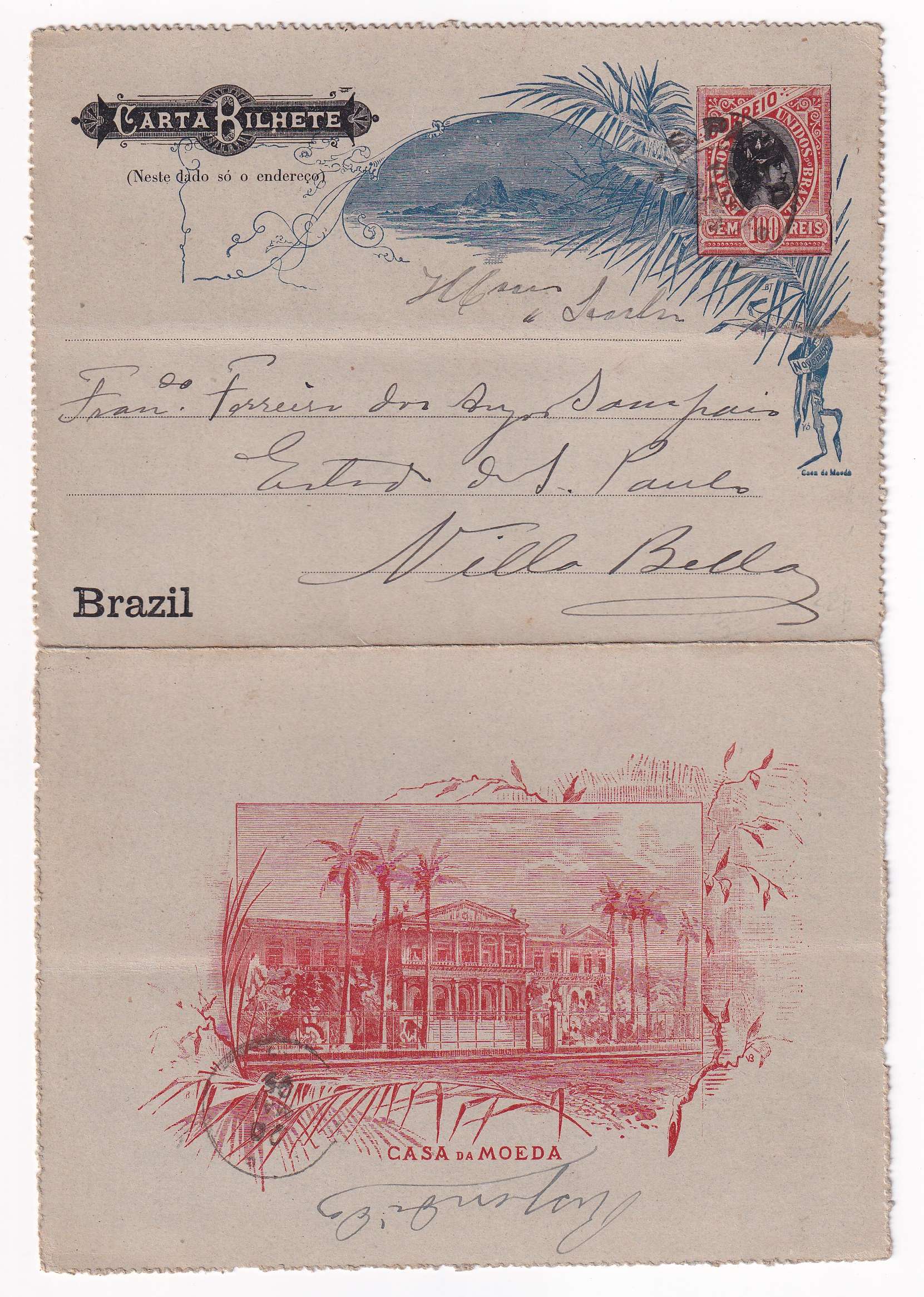 Brazil 1897 — Letter Cards