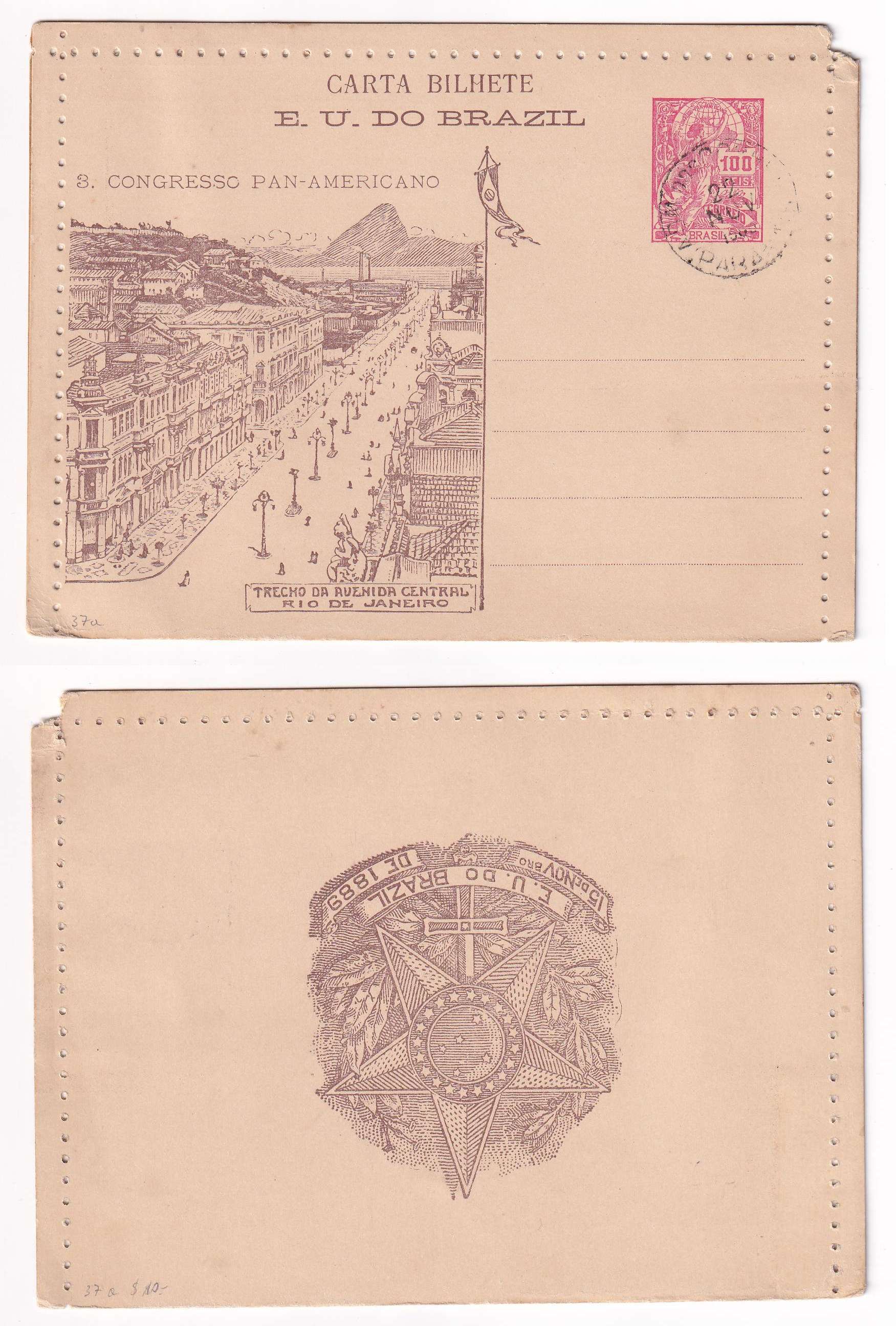 Brazil 1908 — Letter Cards