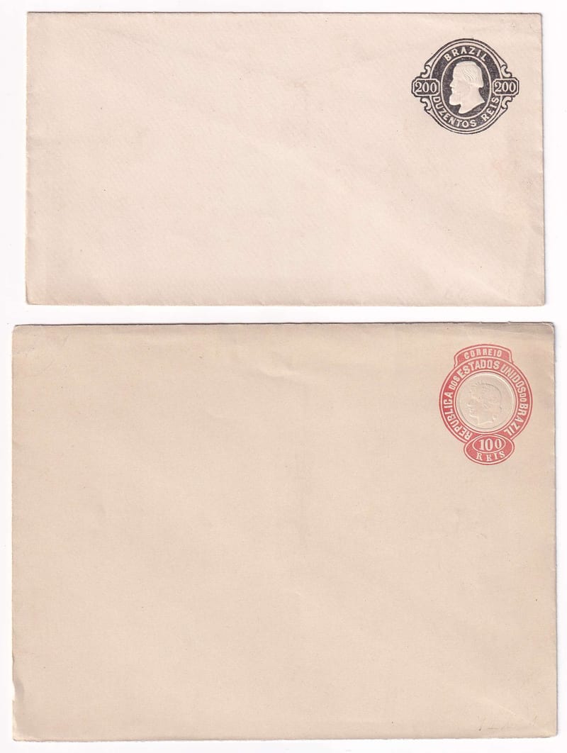 Brazil 1889 — envelopes